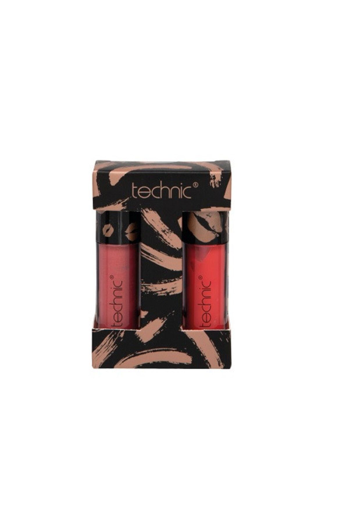 TECHNIC-Sada luciu de buze, Technic, Glossy Top Duo, 2 bucati, 02 3