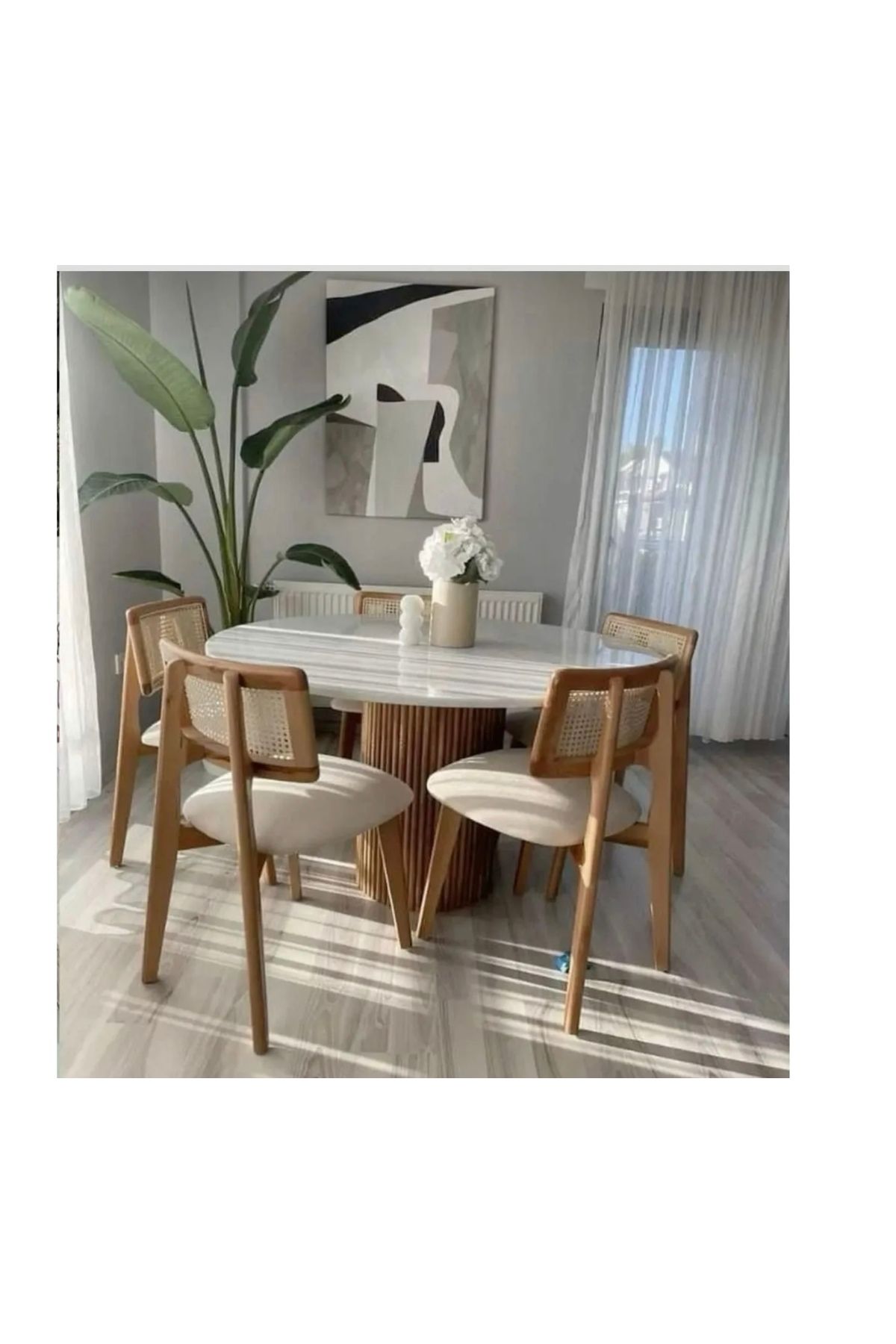 iclalofis 4 Adet Zion Sandalye Glossmax Çizilmez Masa Takımı Mutfak Masa Sandalye Kafe Restoran