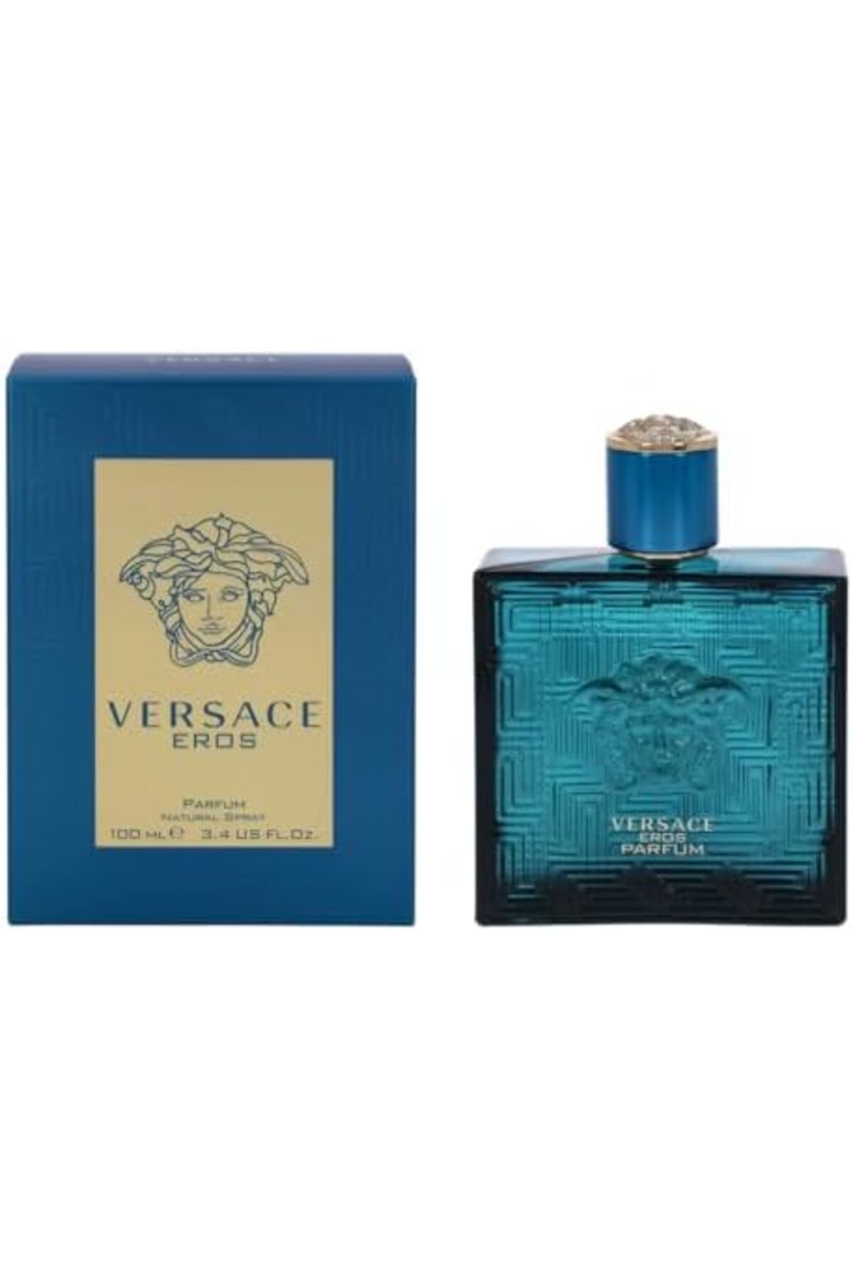 Versace Eros Natural Spray Eau de Parfum for Men, 100ml- Trendyol
