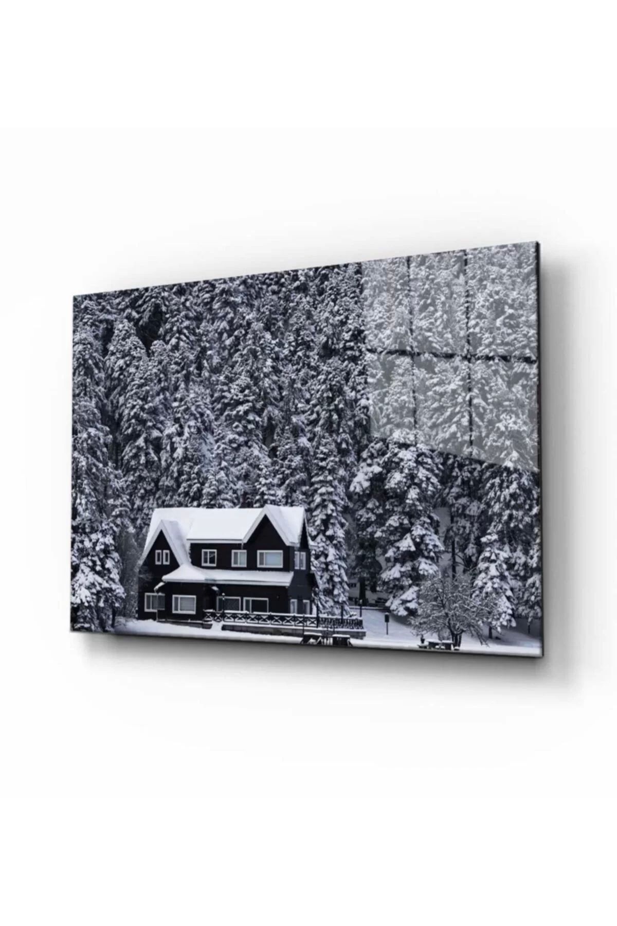 ÖYKÜ VE YİĞİT Doğa Manzara Cam Tablo 4mm Dayanıklı Temperli Cam