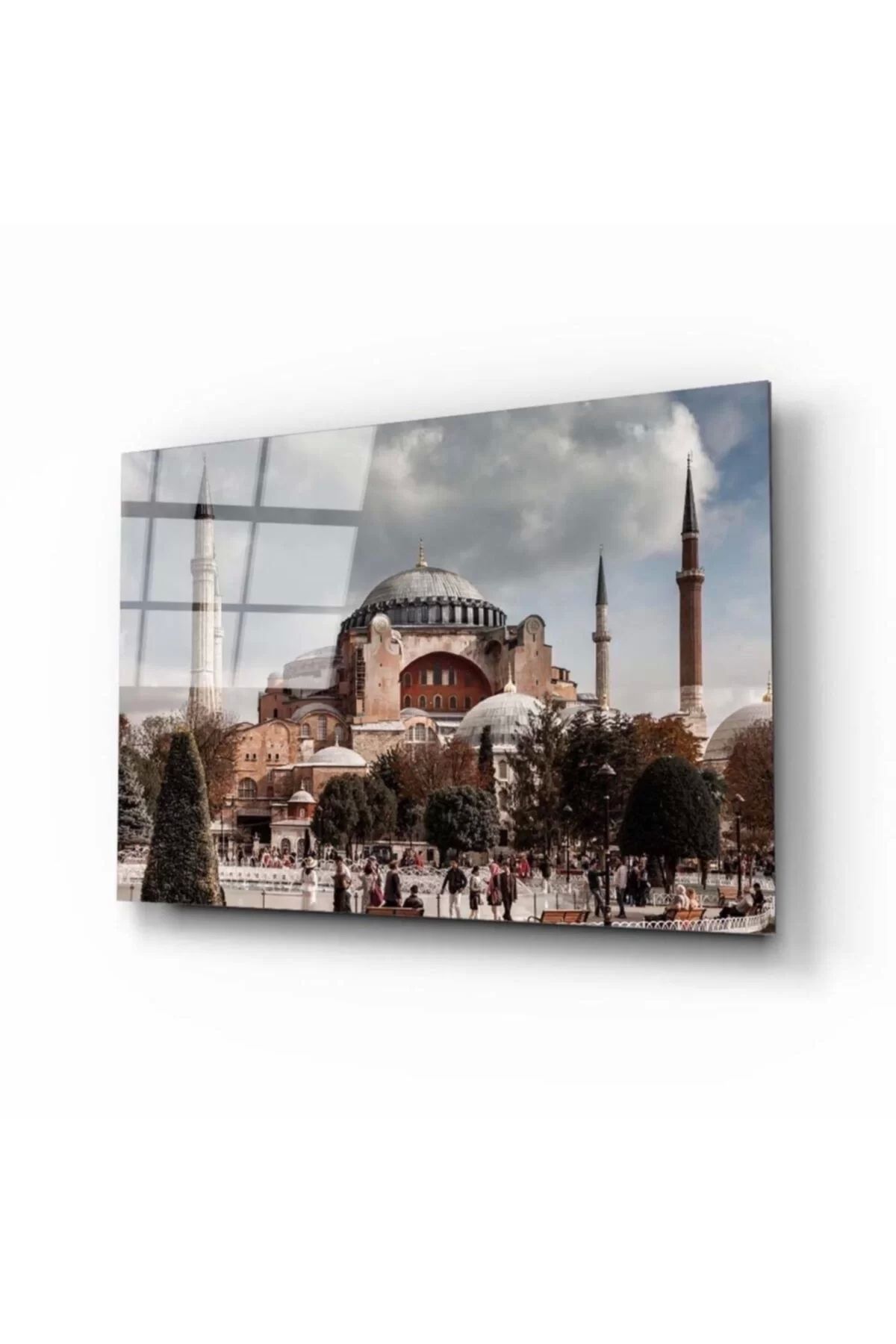 ÖYKÜ VE YİĞİT Ayasofya Cami Cam Tablo