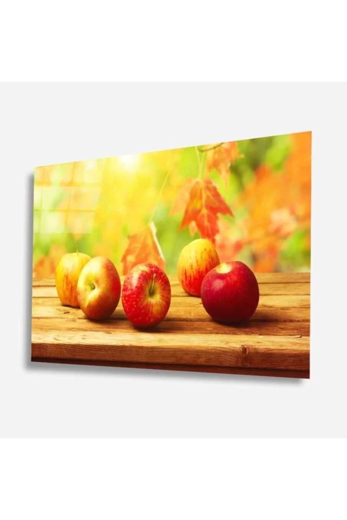 ÖYKÜ VE YİĞİT Meyveler Cam Tablo 4mm Dayanıklı Temperli Cam