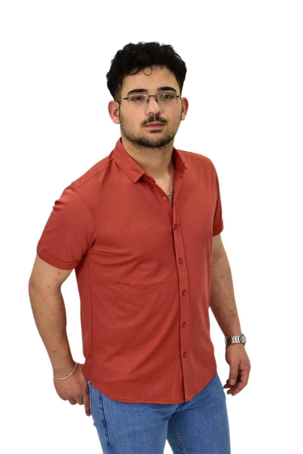 Raymons-Men's Shirt Collar Button Mercerized T-Shirt 4410 Bgl-St04530 3