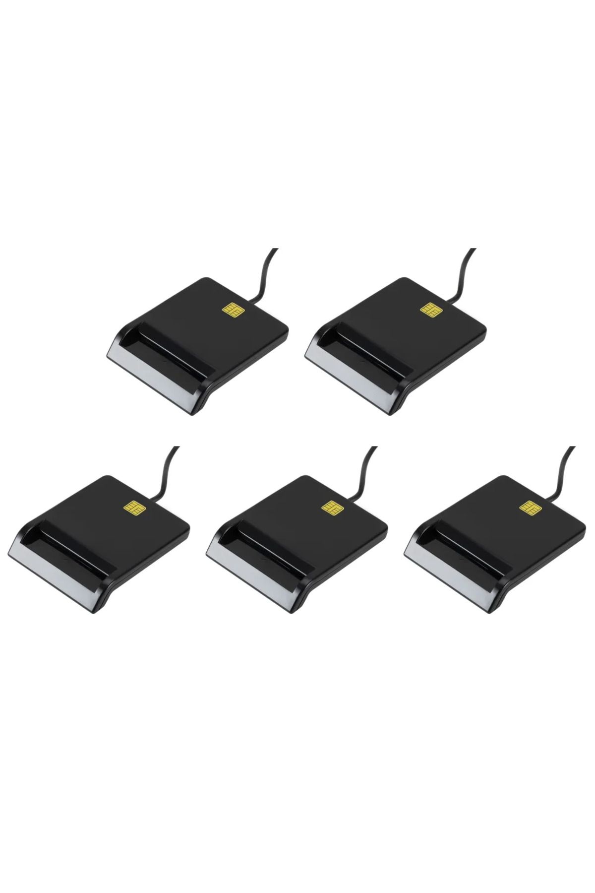 ALLOYSEED-5 قطع قارئ بطاقات ذكية USB عملية مستقرة وبساطة موثوقة لأجهزة الصراف الآلي اليومية Cac Ic Id Sim Card Clo 1