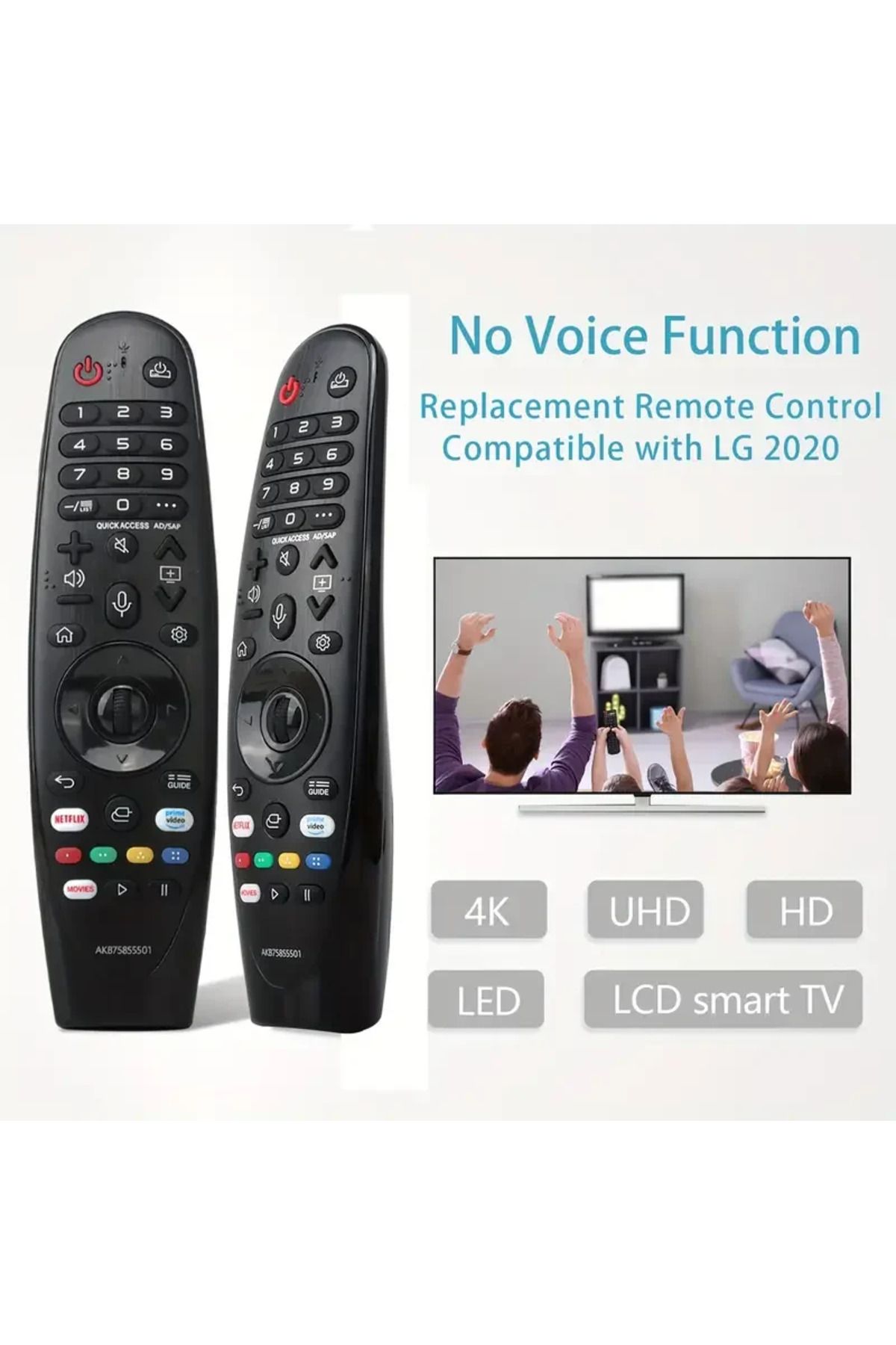 Choice-No Pointer Voice Replacement for Magic Remote Control with Pointer Voice Function for Smart TV UHD O 1