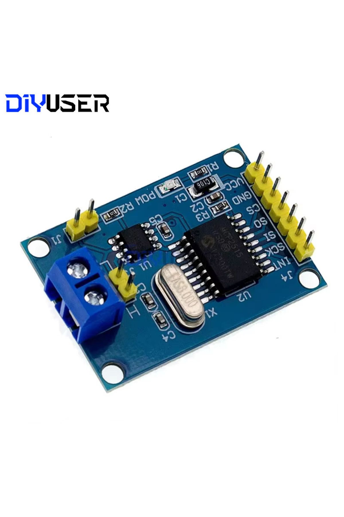 Choice-DIYUSER MCP2515 CAN Bus Module Board TJA1050 Receiver SPI For 51 MCU ARM Controller NEW 6