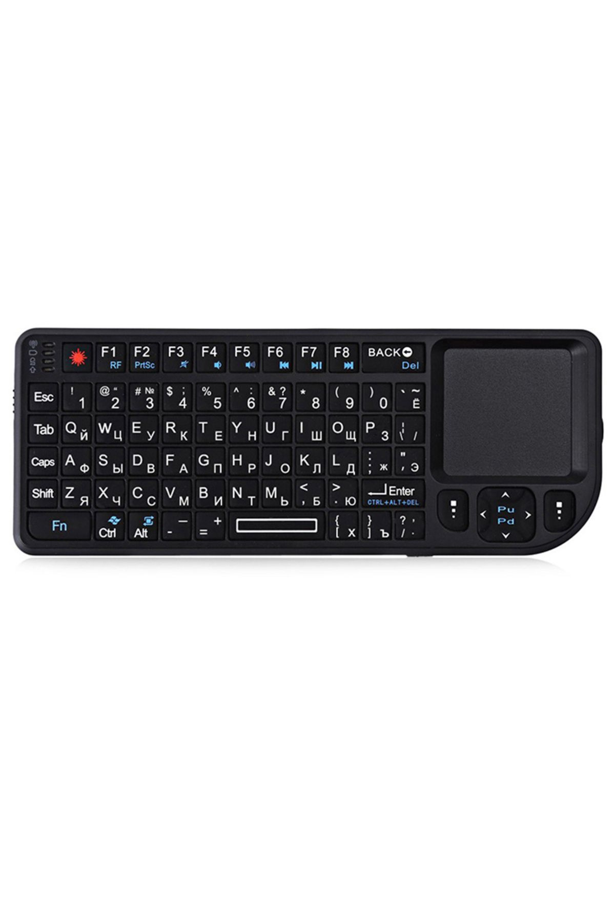 Choice-White-backlit Russian Mrsvi 2.4g Wireless Keyboard With 7-color Backlight Touchpad Mouse And Flashli 1