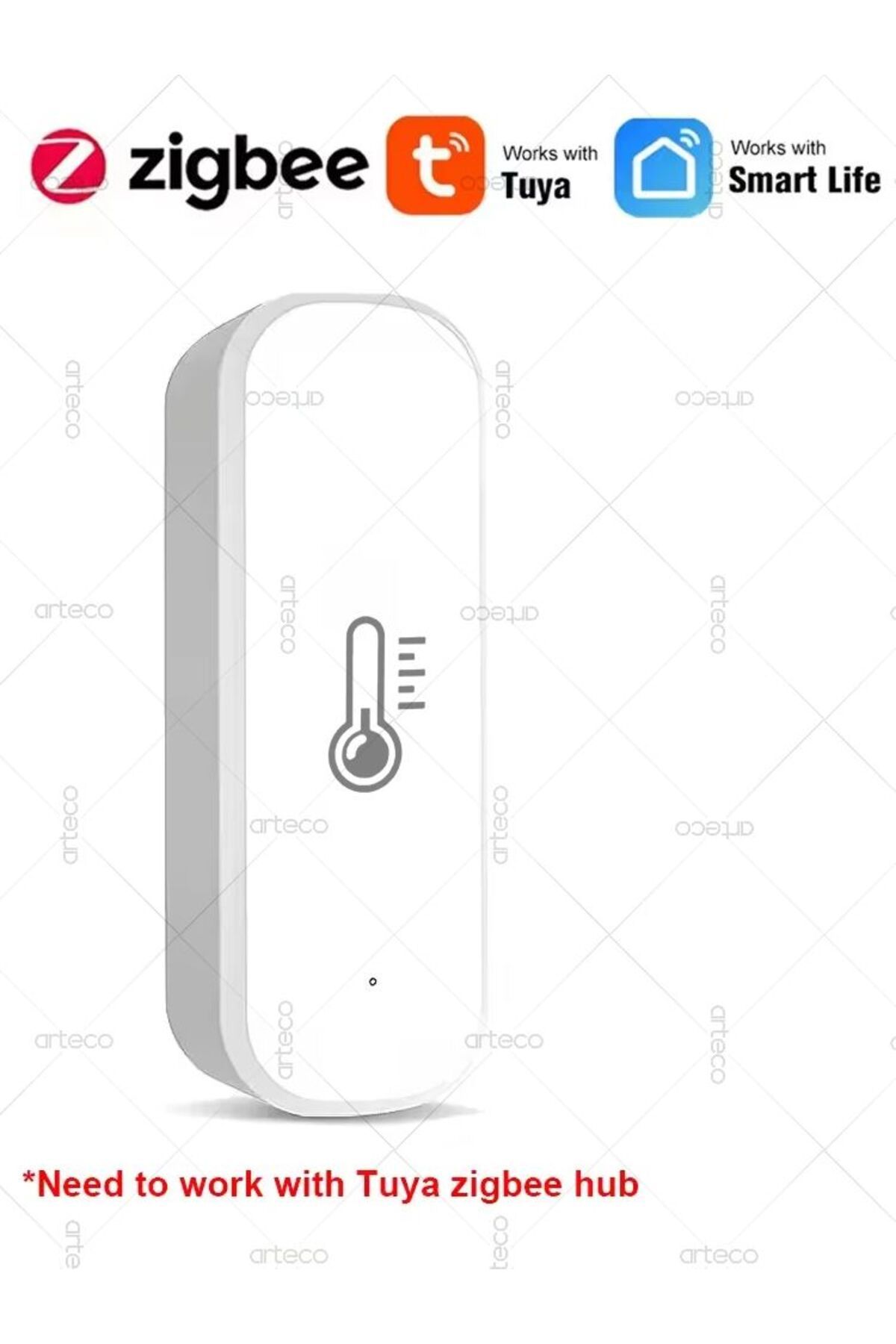 Choice-Tuya Zigbee Mini Temperature And Humidity Sensor Smart Life APP Remote Monitor For Smart Home Wor... 8