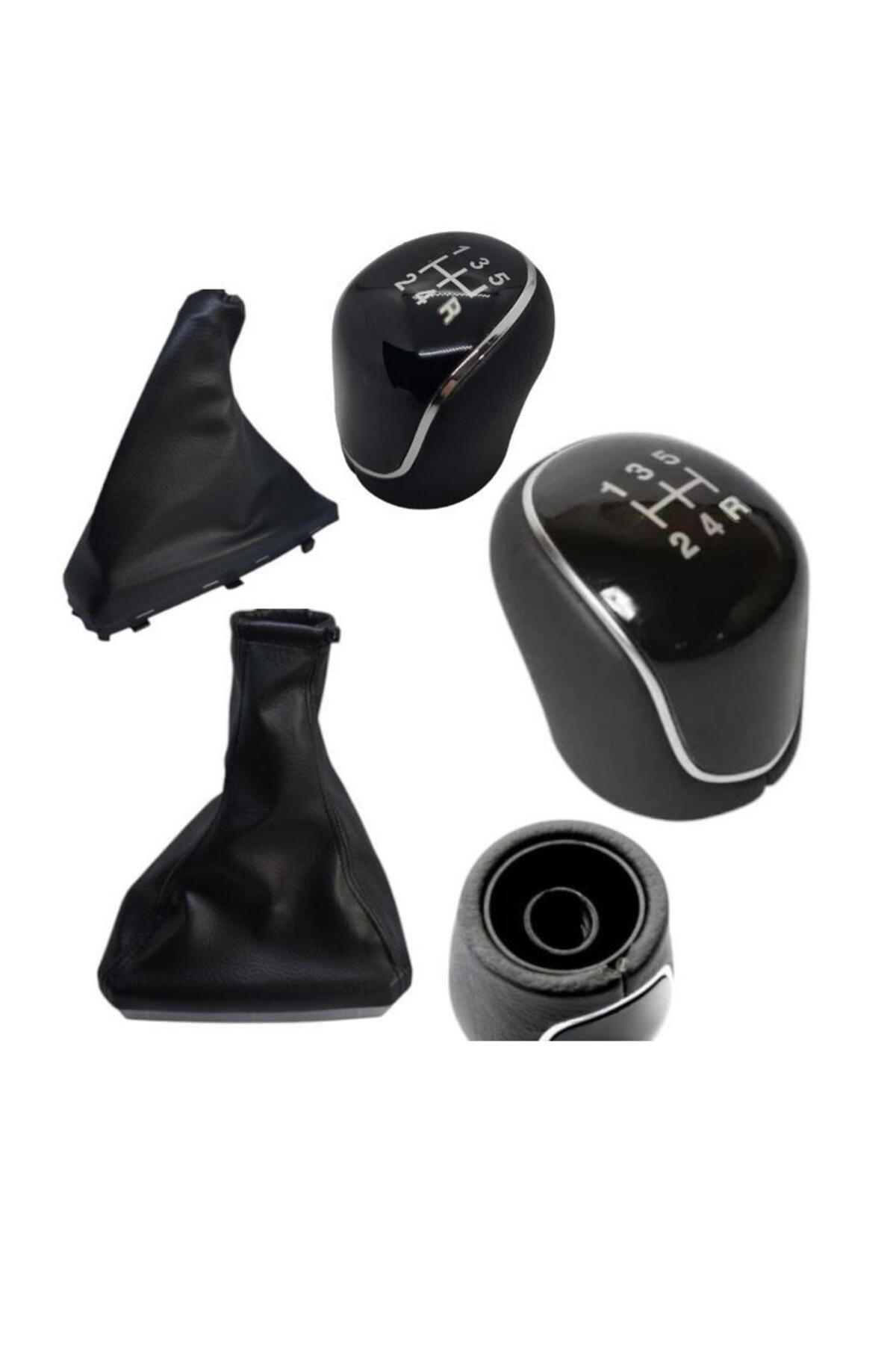 ZETOTO-Corsa B F23 Transmission Gear Shift Boot Hand Brake Boot Leather Shift Knob Triple Set 1