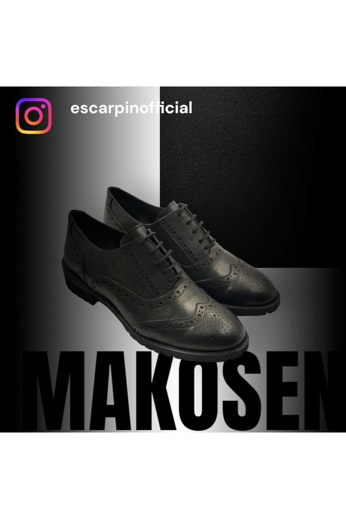 Escarpinshoes KADIN OXFORD HAKİKİ DERİ GÜNLÜK ŞIK AYAKKABI