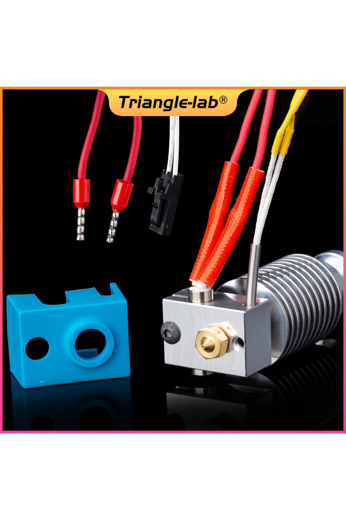 Choice-24V Trianglelab V6 Hotend pre-assambled unit for PRUSA i3 MK3 MK3S MK2/2.5 v6 heatsink nozzle 3D pri 2