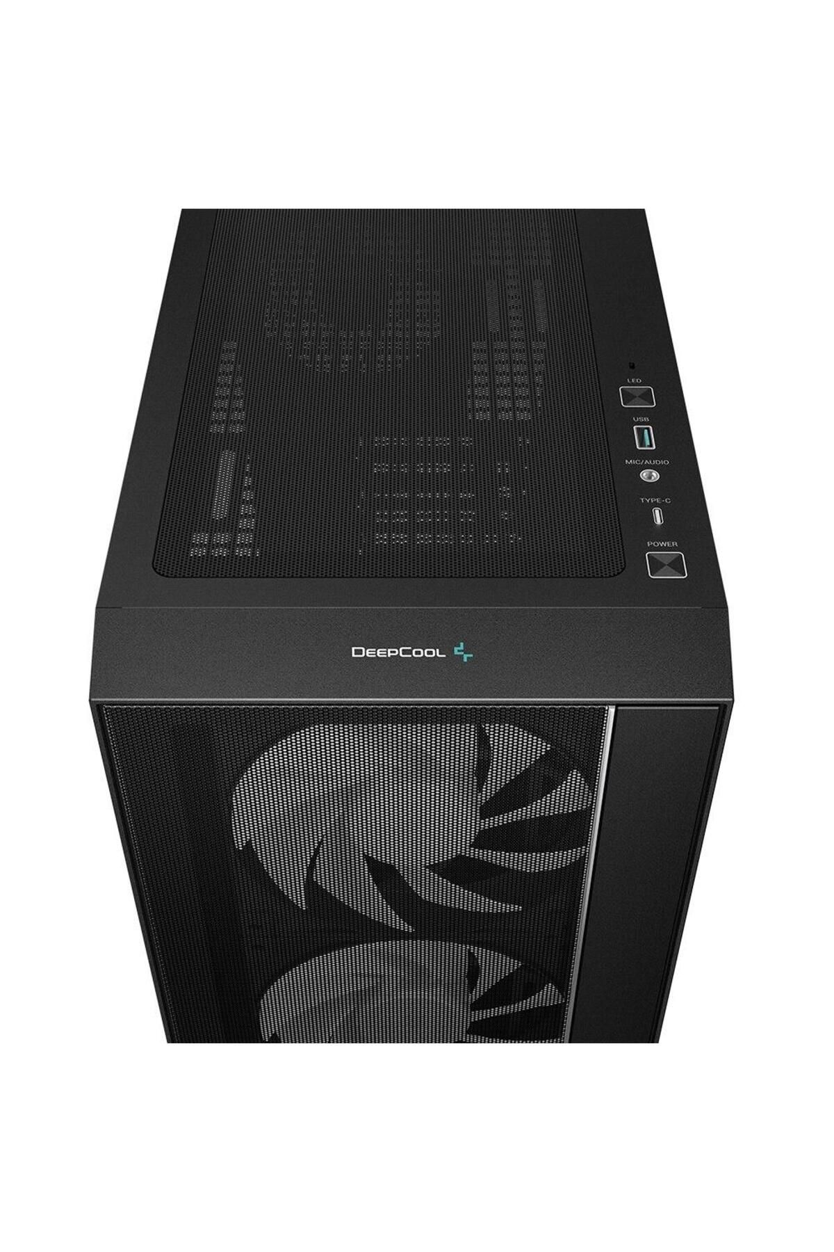 Deep Cool-Deepcool Matrexx 55 Mesh V4 C Case, aRGB Lighting, Without Power Supply (Black) 14