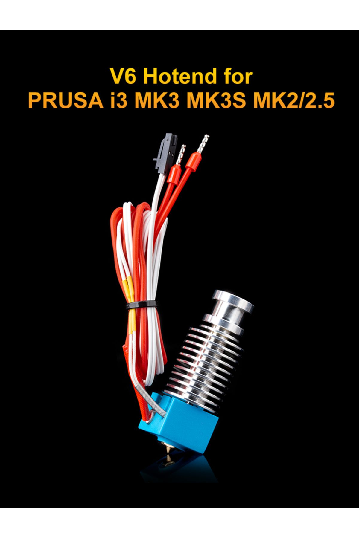 Choice-24V Trianglelab V6 Hotend pre-assambled unit for PRUSA i3 MK3 MK3S MK2/2.5 v6 heatsink nozzle 3D pri 8