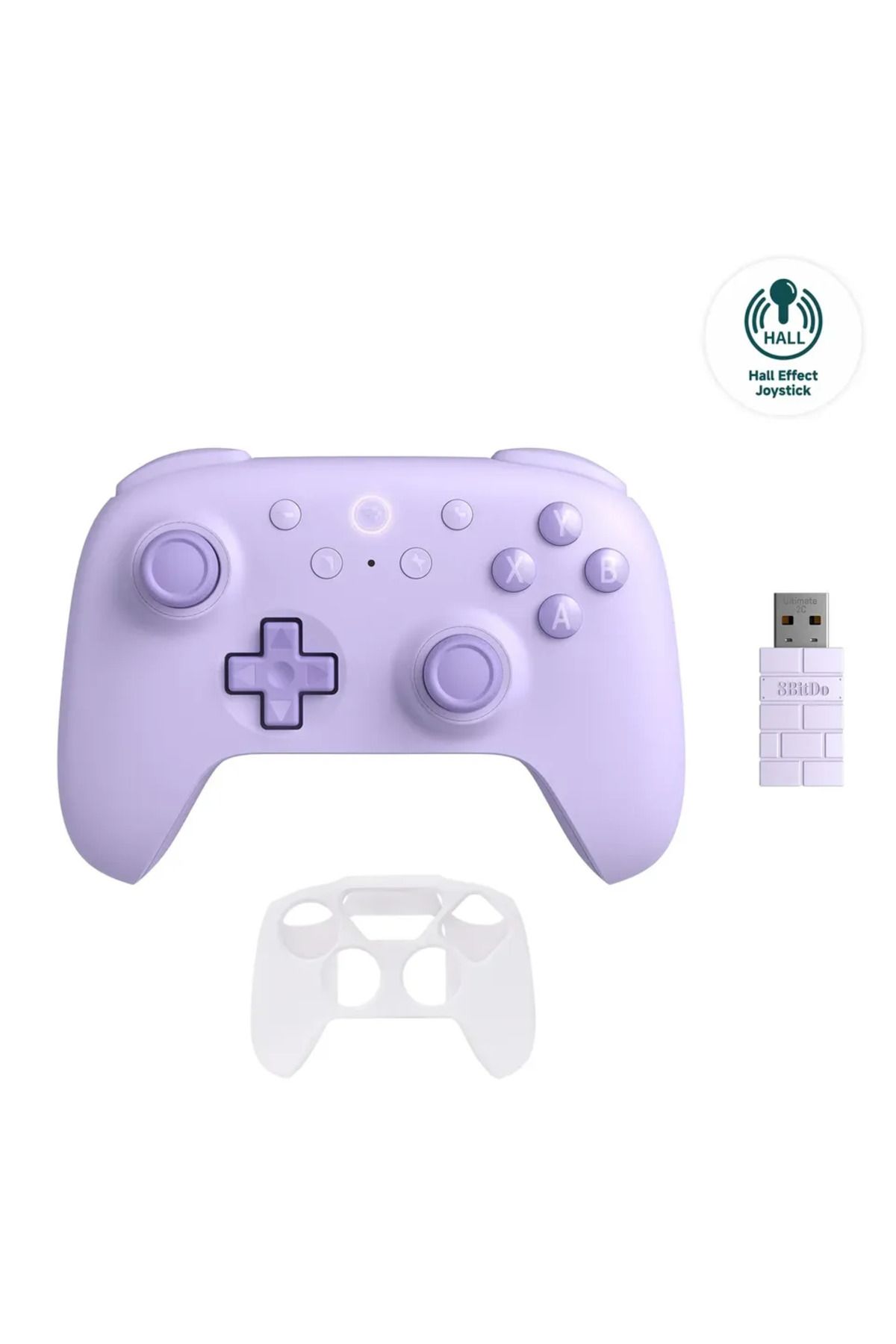 Choice-Purple With Case 8bitdo Ultimate 2c Wireless Gaming Controller For Pc, Windows 10, 11, Steam Deck, R 1
