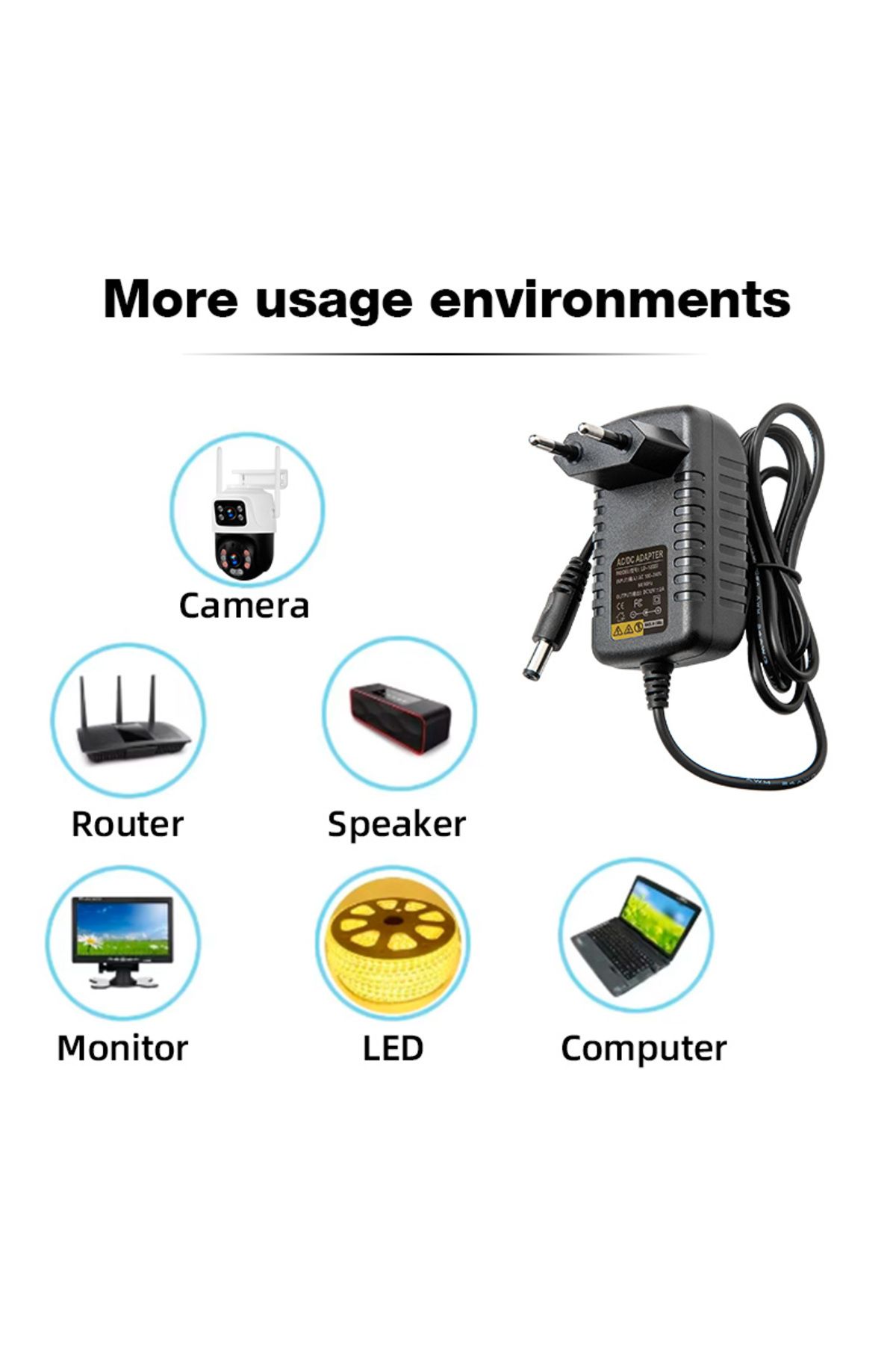 Choice-Eu Plug Power Adapter Ac 100-240v Input Dc Output Supply Charger Eu/us/uk/au 12v Universal Adapter C 5