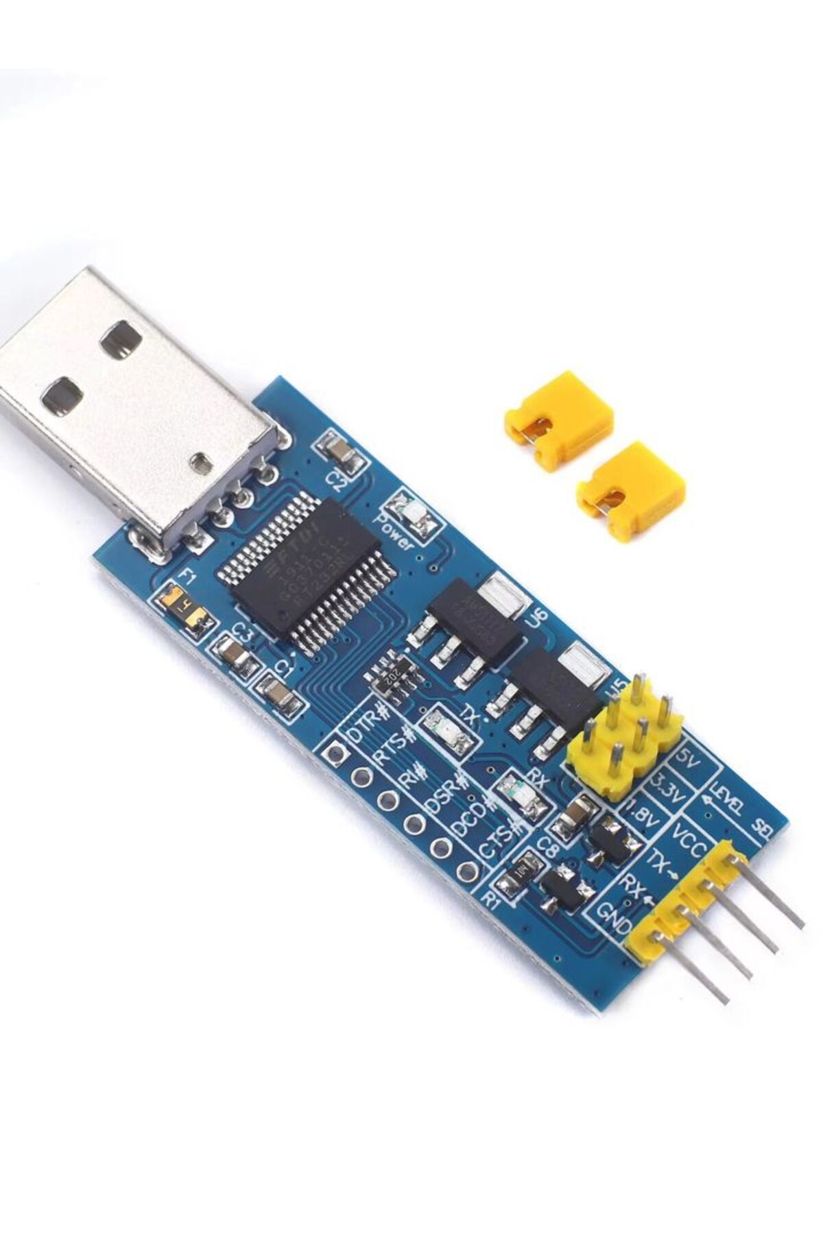 Choice-FT232RL serial port module USB to TTL serial port small board 5V 3.3V 1.8V level Download the bur... 5