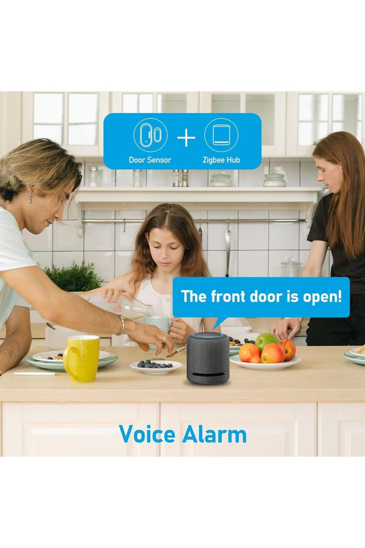 Choice-Tuya Zigbee Window Door Sensor With Battery Smart Home Security Protection Alarm System Door Open... 4