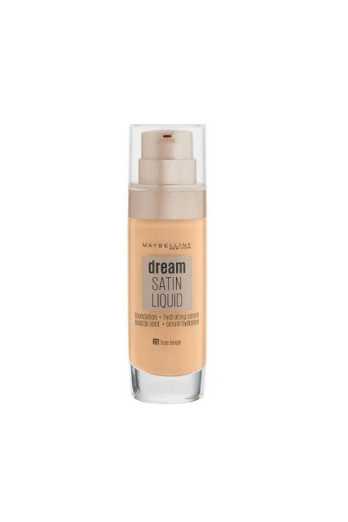 Maybelline New York Fond De Ten, Maybelline, Dream Satin, 23 True Beige, 30 Ml - One Size