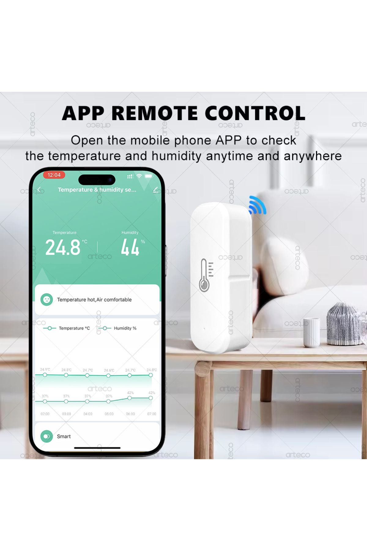 Choice-Tuya Zigbee Mini Temperature And Humidity Sensor Smart Life APP Remote Monitor For Smart Home Wor... 2