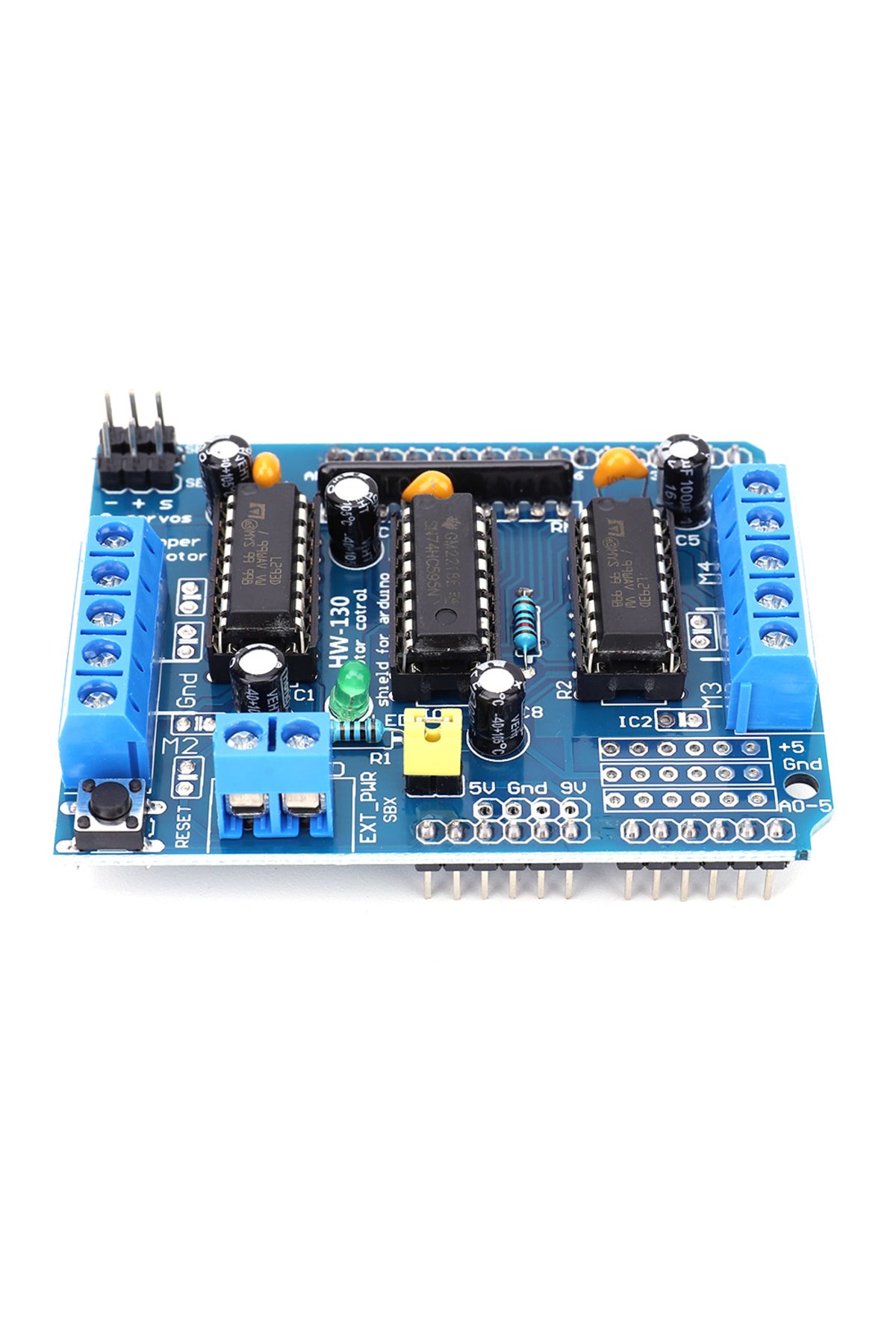 Choice-L293D DC Motor Drive Shield Stepper 4.5-36V 4CH Motor Driver Shield Board for Arduino Raspberry P... 8