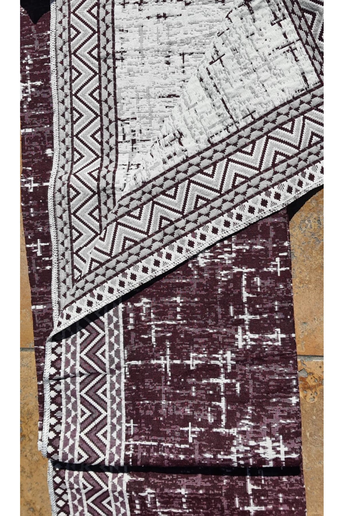 145x250 Cm Hali Cover, Seat Cover Pi ̇ knik Multipurpose Cover Cotton Double Direction