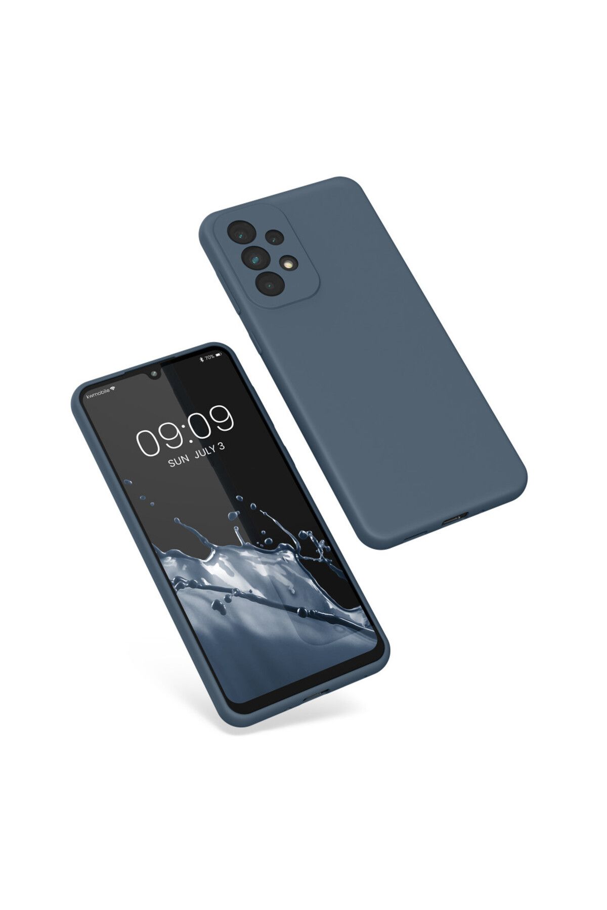 KWmobile-Husa pentru Samsung Galaxy A33 5G, silicon, albastra, 57833.202 2