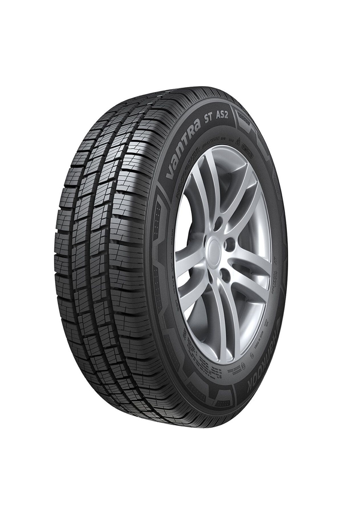 Hankook 195/75 R16C 107/105R Vantra ST AS2 RA30 Hafif Ticari 4 Mevsim Lastiği (2025 Üretim)