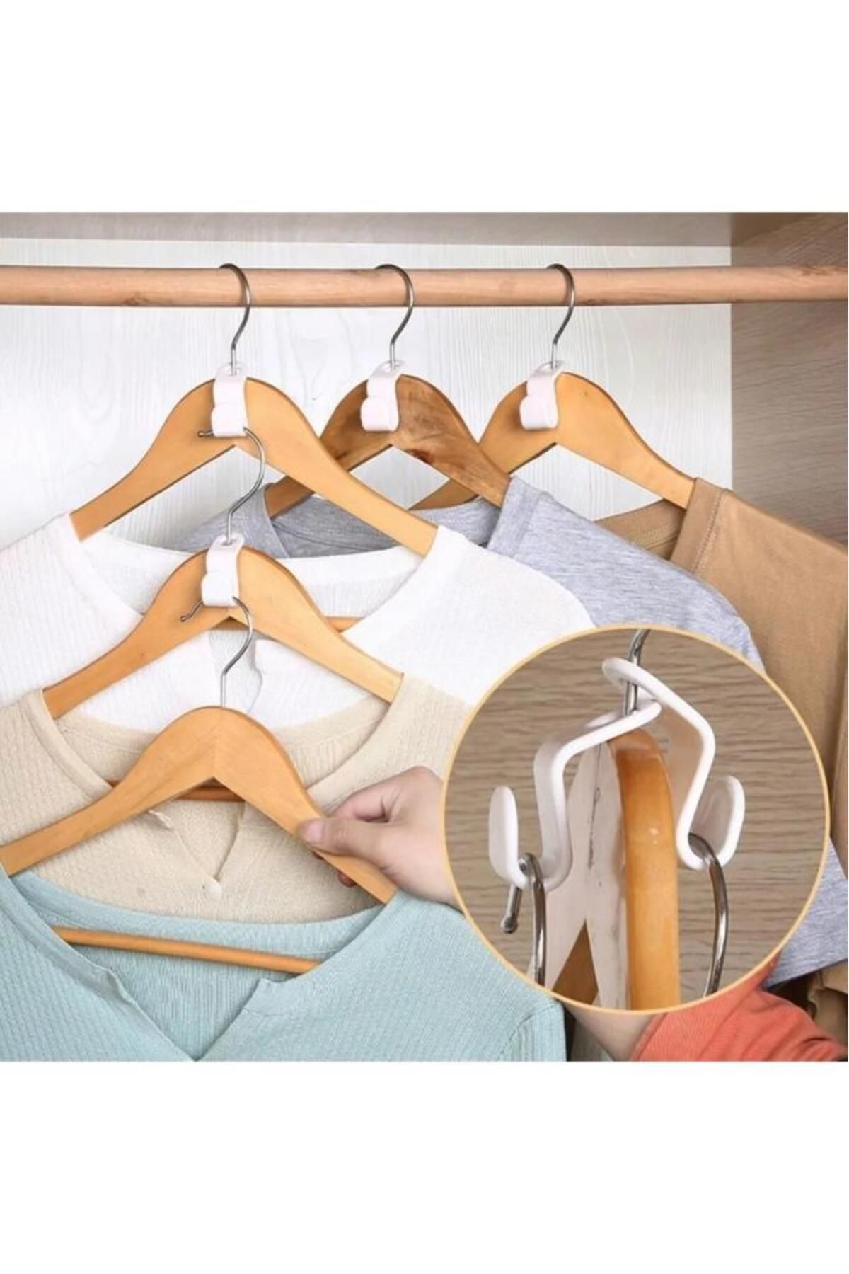 jetfast-30 Pieces Multi-Purpose Hanger Multiplexer Hook Hanger Duplicating Apparatus 4