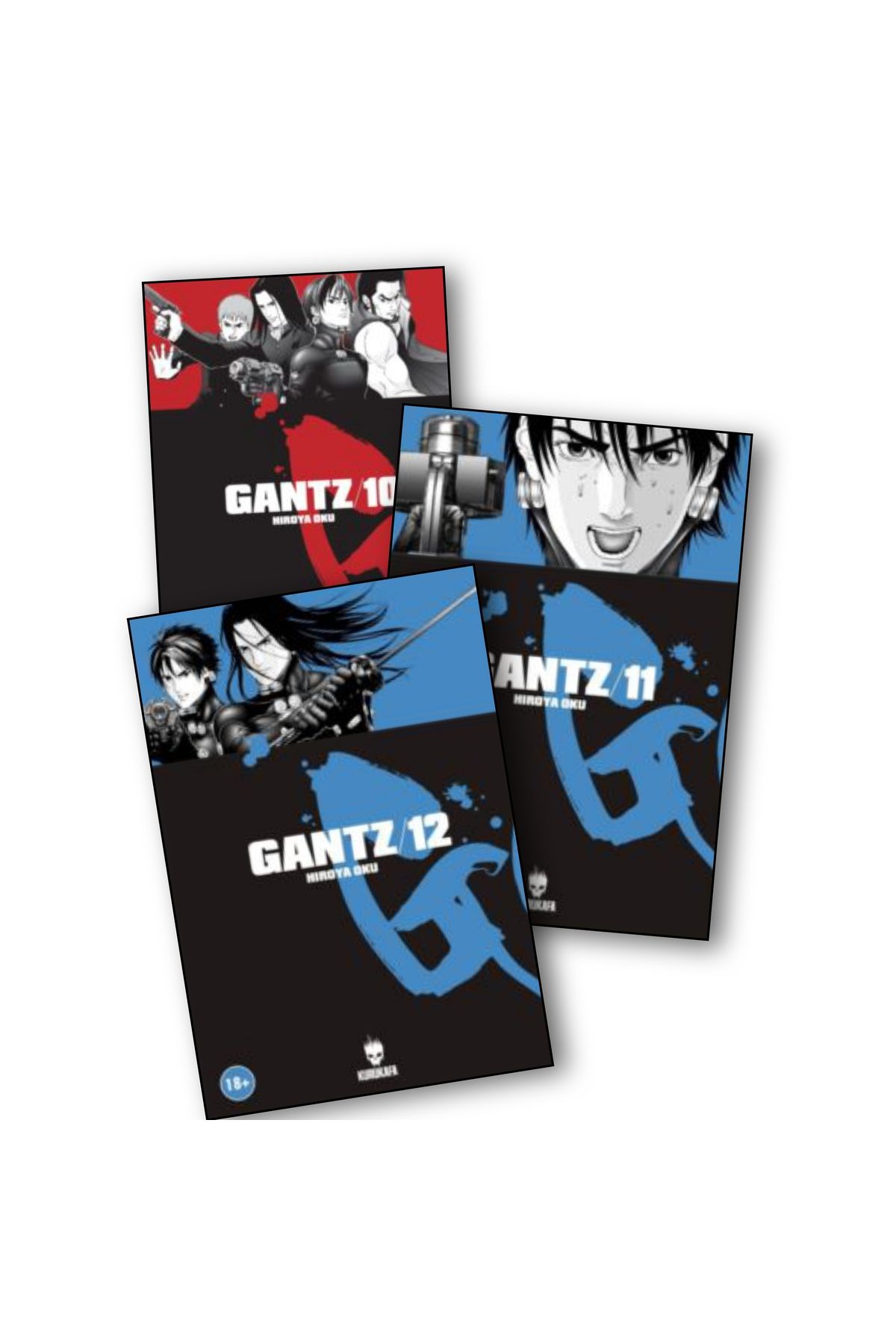 Akıl Çelen Kitaplar Gantz 10-11-12. Ciltler Manga Seti 4