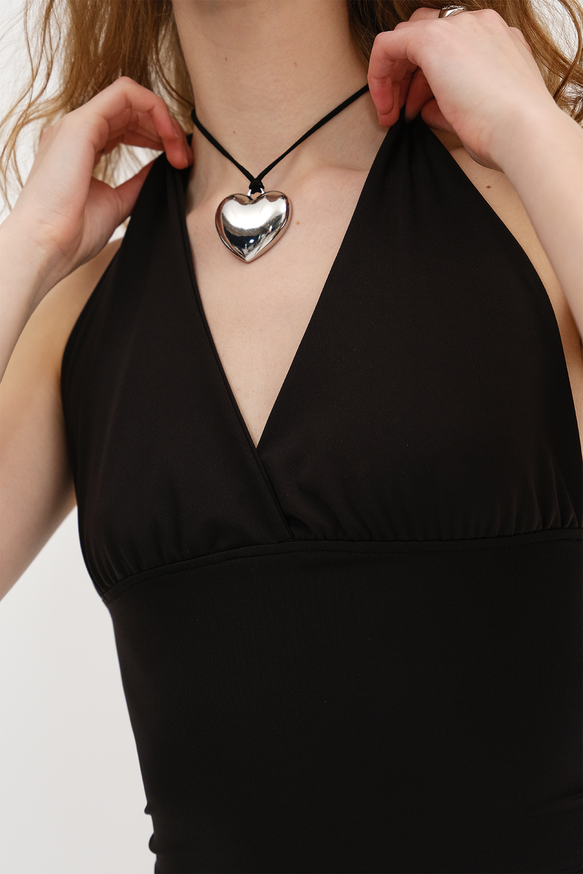 Addax  Boyundan Bağlamalı Crop Bluz B0300-s11 - Görsel 3