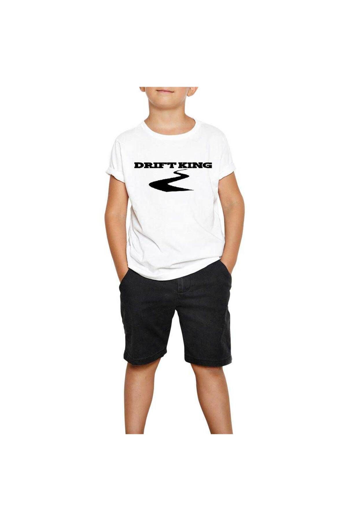 Z zepplin-Drift King 2 White Kids T-Shirt 1