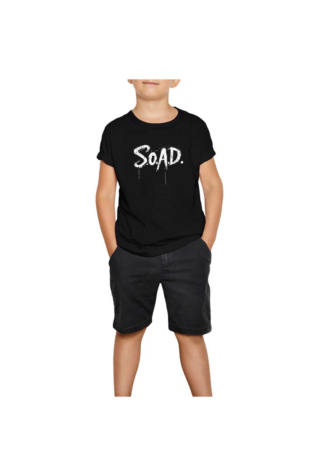 Z zepplin Tricou Negru Pentru Copii System Of A Down S.o.a.d Masculin - 5-6 ani