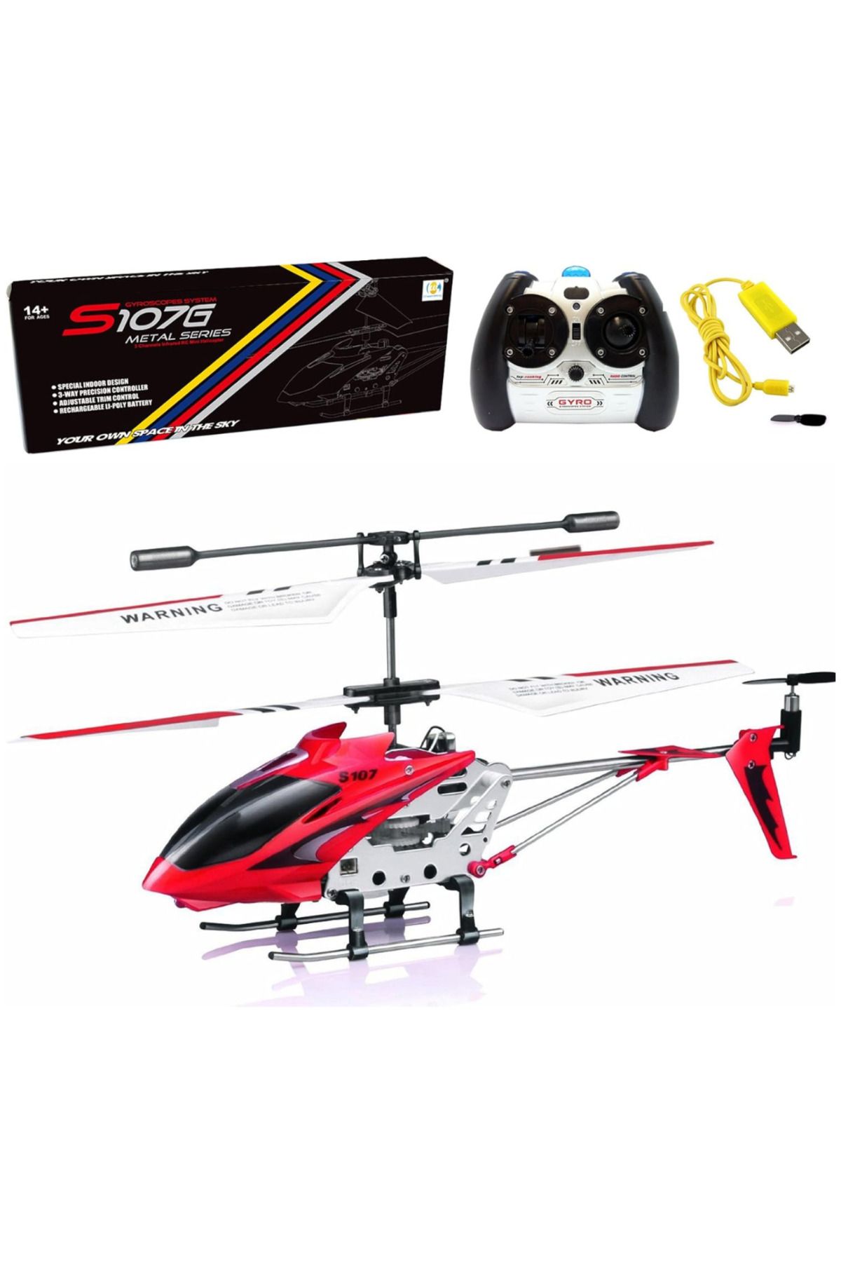 STEM-Gyroscope Metal Series Remote Control Helicopter Drone (Assorted) 3