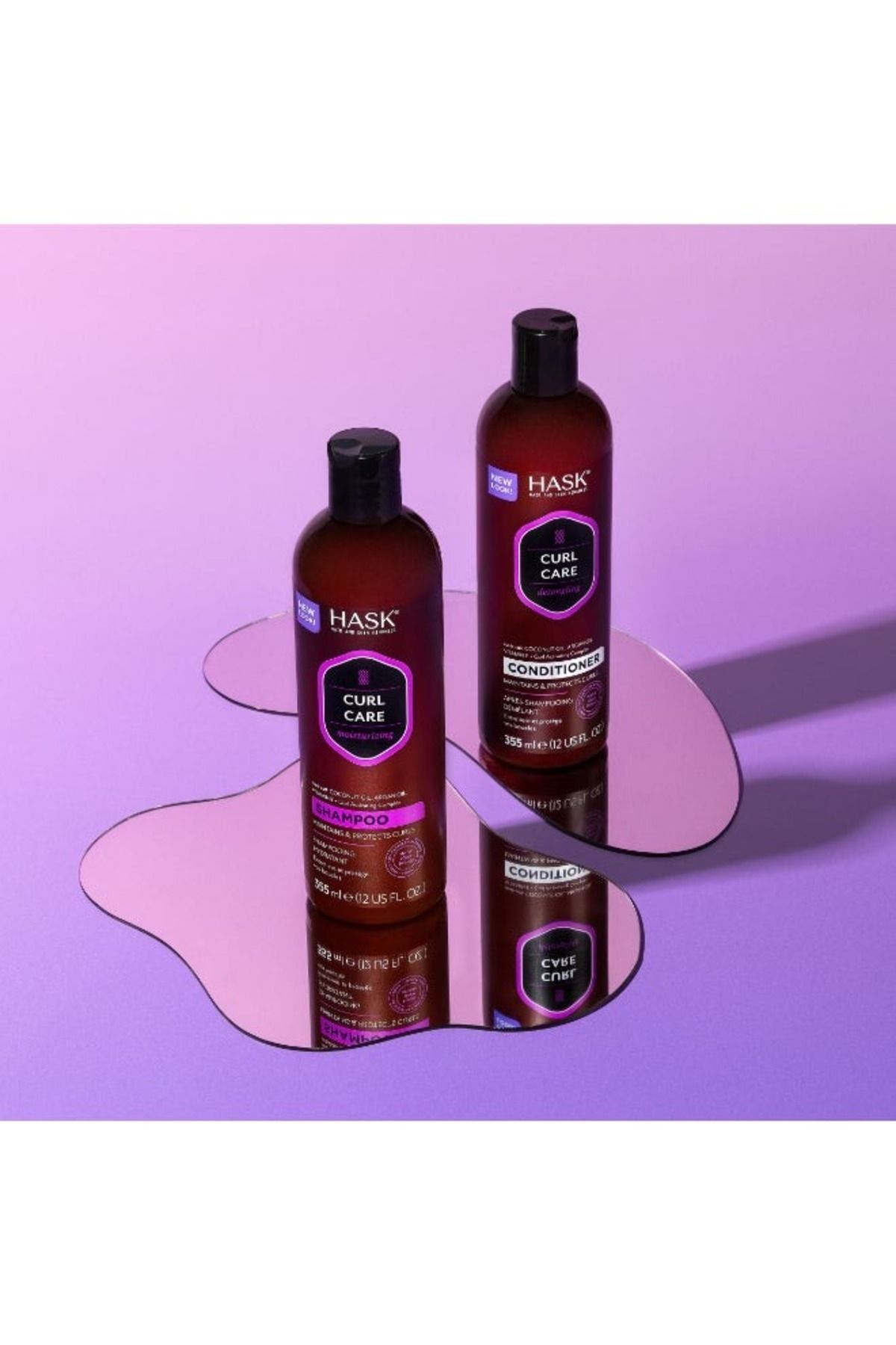 HASK-Curl Care Moisturizing Shampoo 355 ml Hydrates & Defines Curls - with Coconut & Argan Oils 5