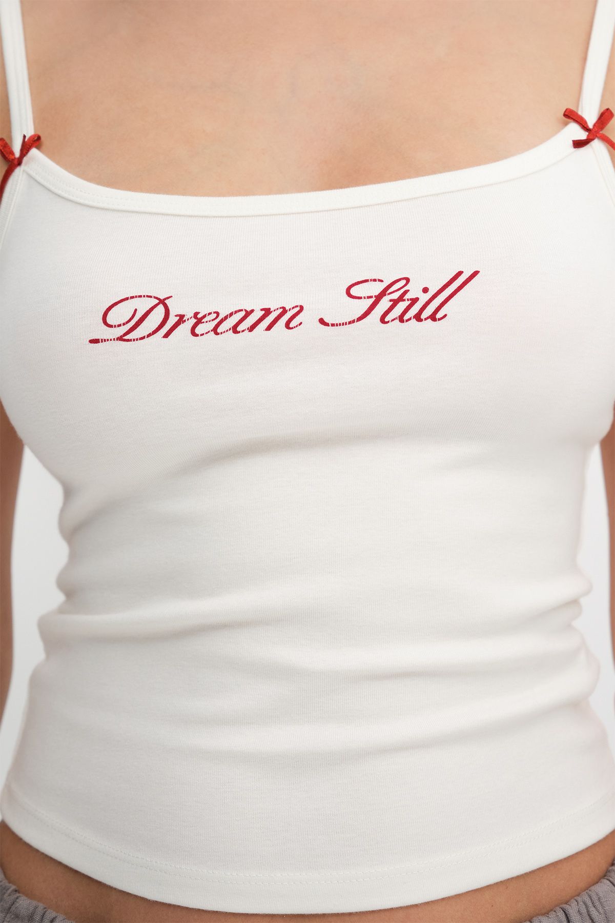 Addax-Modal Undershirt with Bow Detail A1711 3