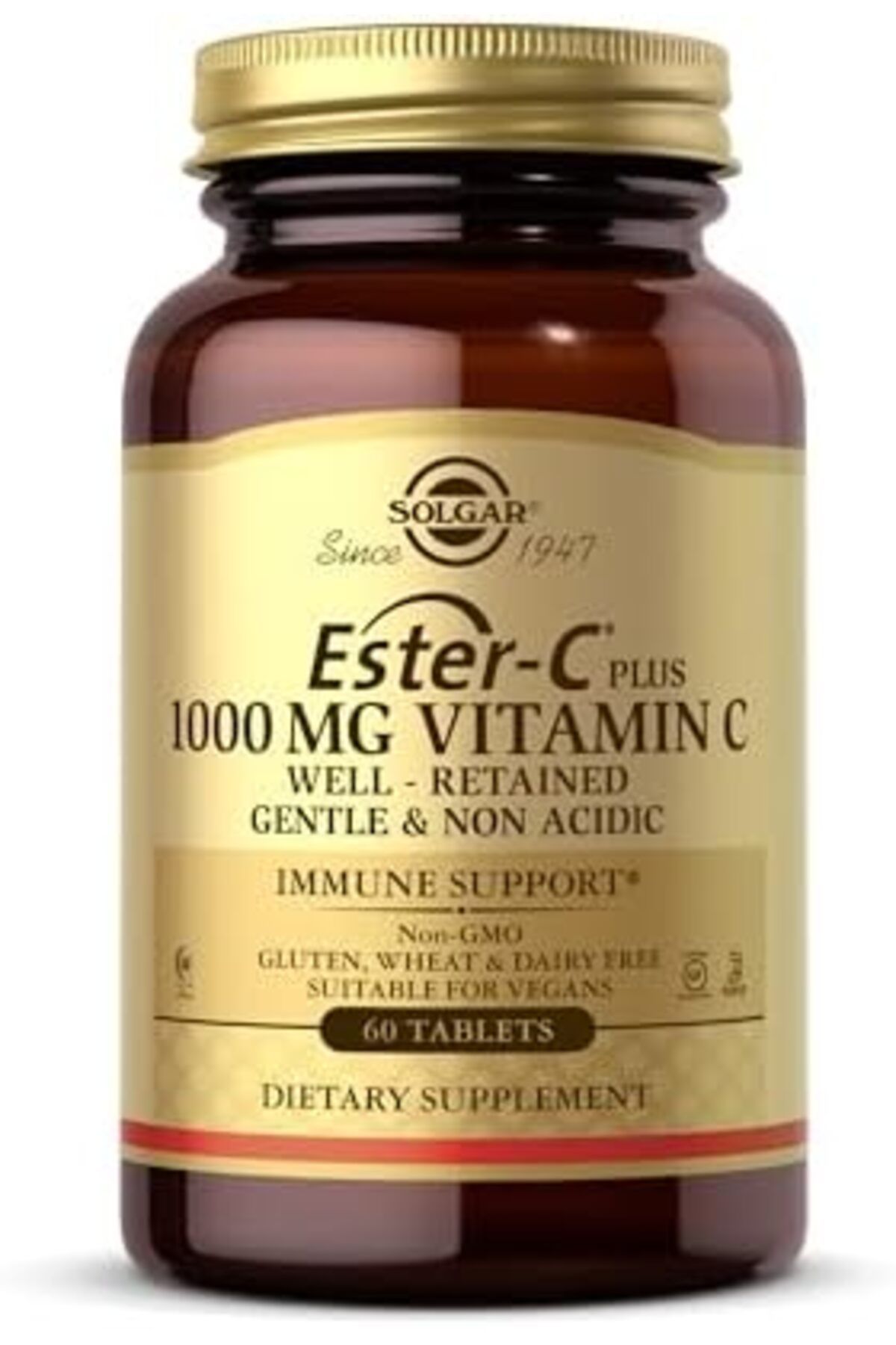 Solgar-Solgar - Ester-C Plus Vitamin C (Ester-C Ascorbate Complex) 1000 mg, 60 Tablets 8