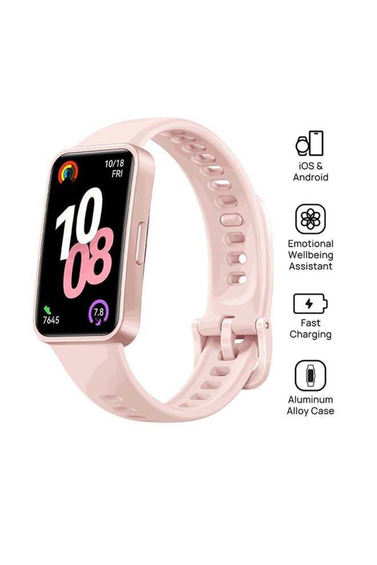 Huawei-Band 10 Smartwatch, Compatible with iOS Android, Emotional Wellbeing Assistant, Fast Charging 1