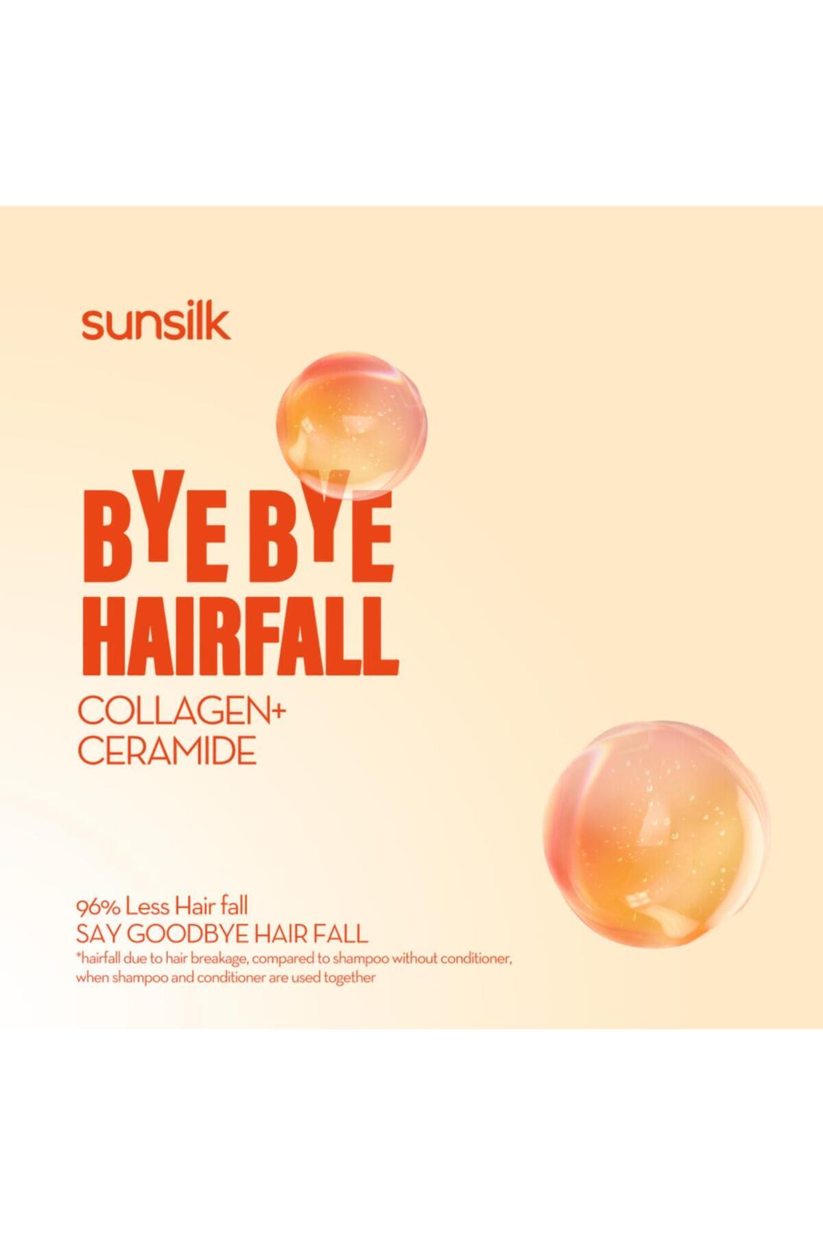 Sunsilk-Bye Bye Hair Fall Collagen Shampoo 350 ml | Strengthens & Reduces Hair Fall 3