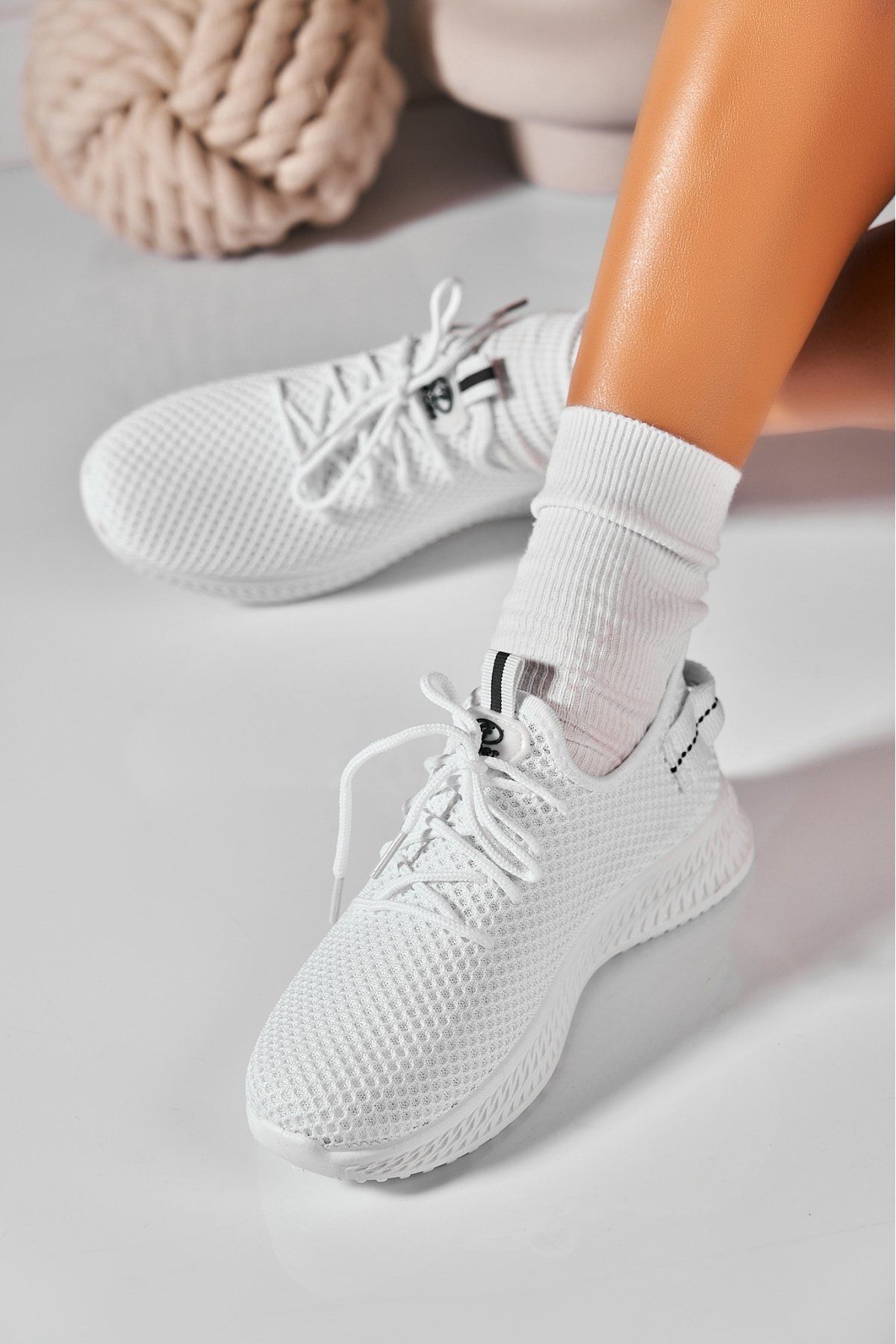 Joana-Adida i de dam Textil Alb Jaylie 2