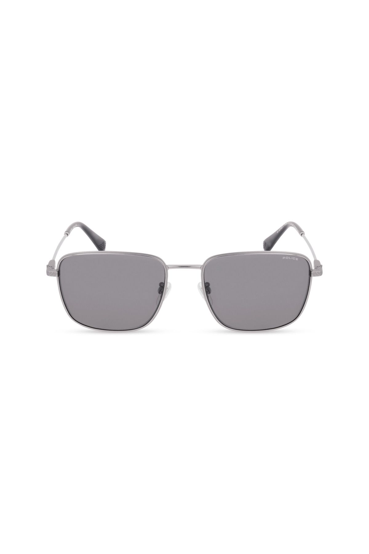 Police-Octane 11 Man Square Sunglass Shiny Ruthenium_Gray 54 1