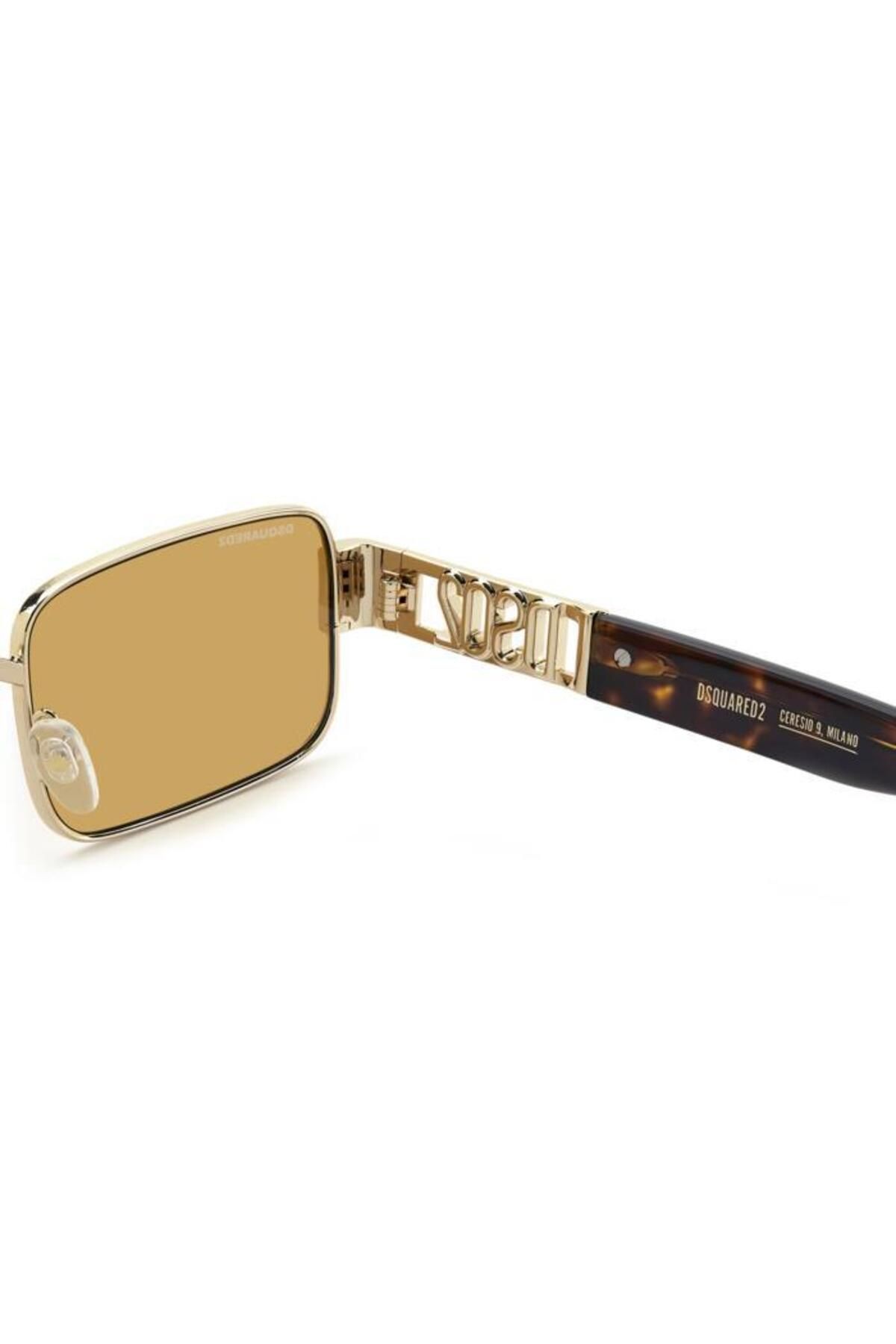 DSquared2-D2 0156/S-J5G-Gold Unisex Sunglasses 6