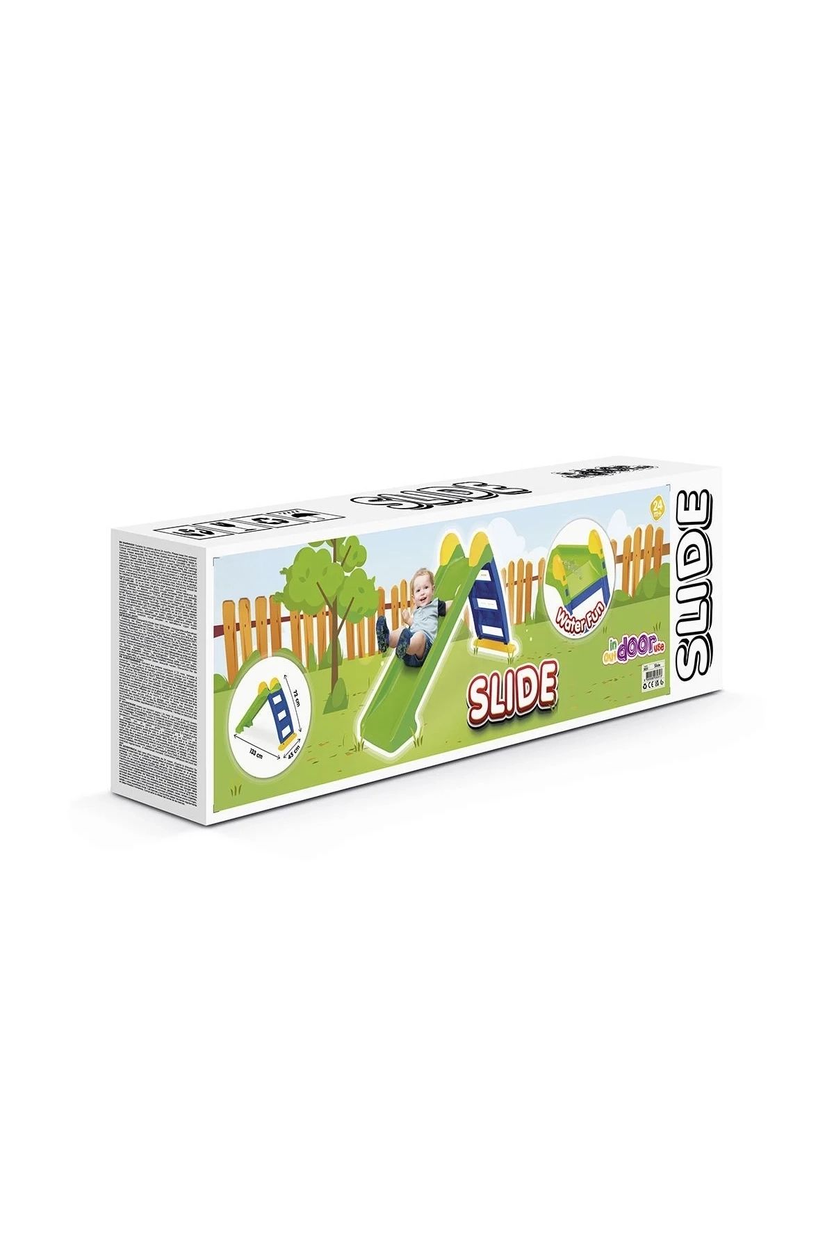 Peda Toy-Fun Green Small Size Water Slide 1