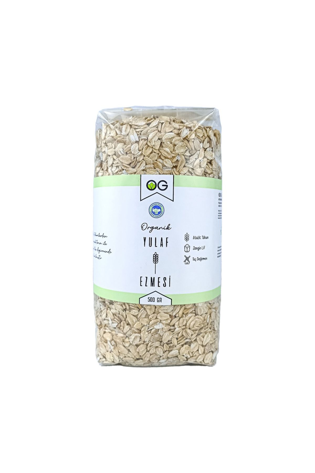 Organik Yulaf Ezmesi 500 Gr