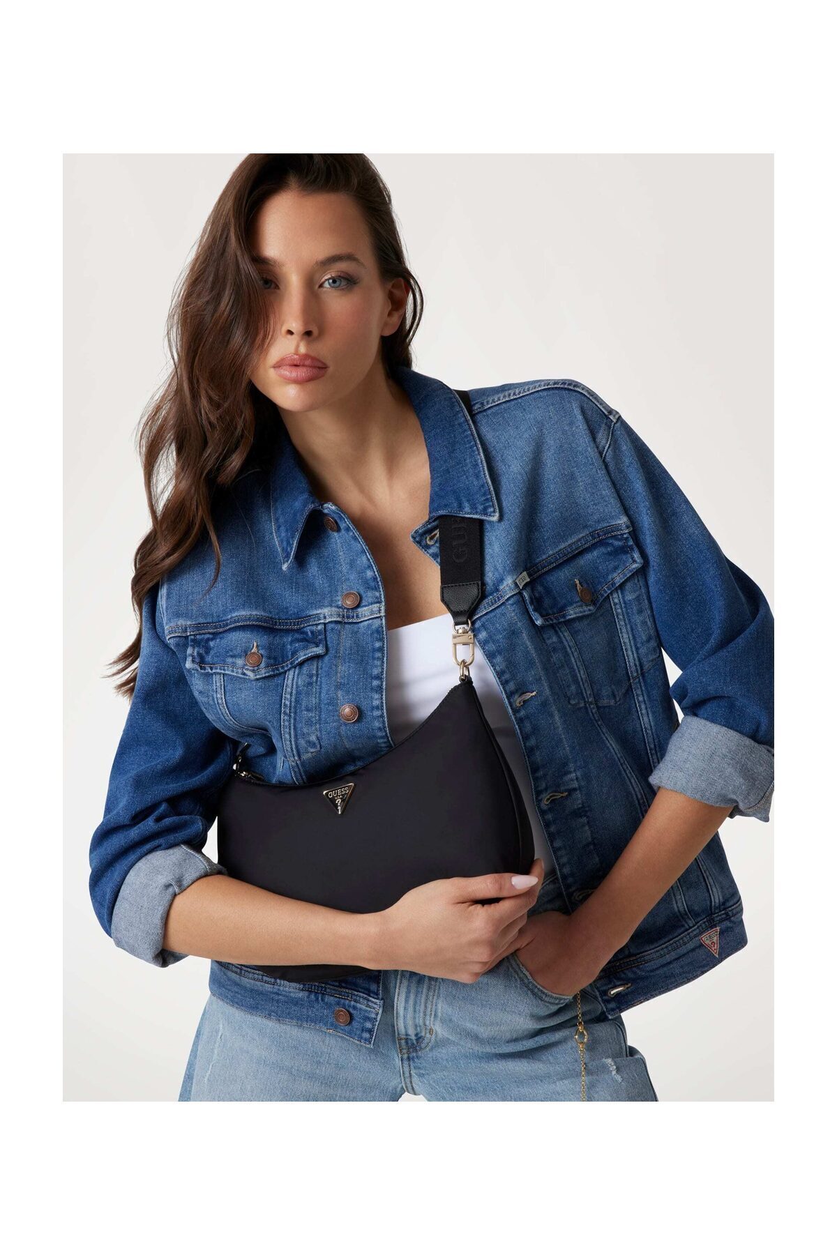 Guess TORBA NA RAMIĘ ECO GEMMA HOBO