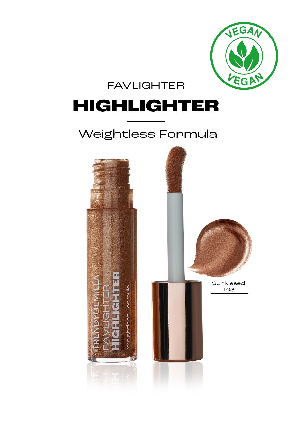 Trendyolmilla Beauty Sunkissed-103 Tkzaw25yd00000 Brokatowy Płyn Nawilżający Z Olejem Kokosowym - One Size
