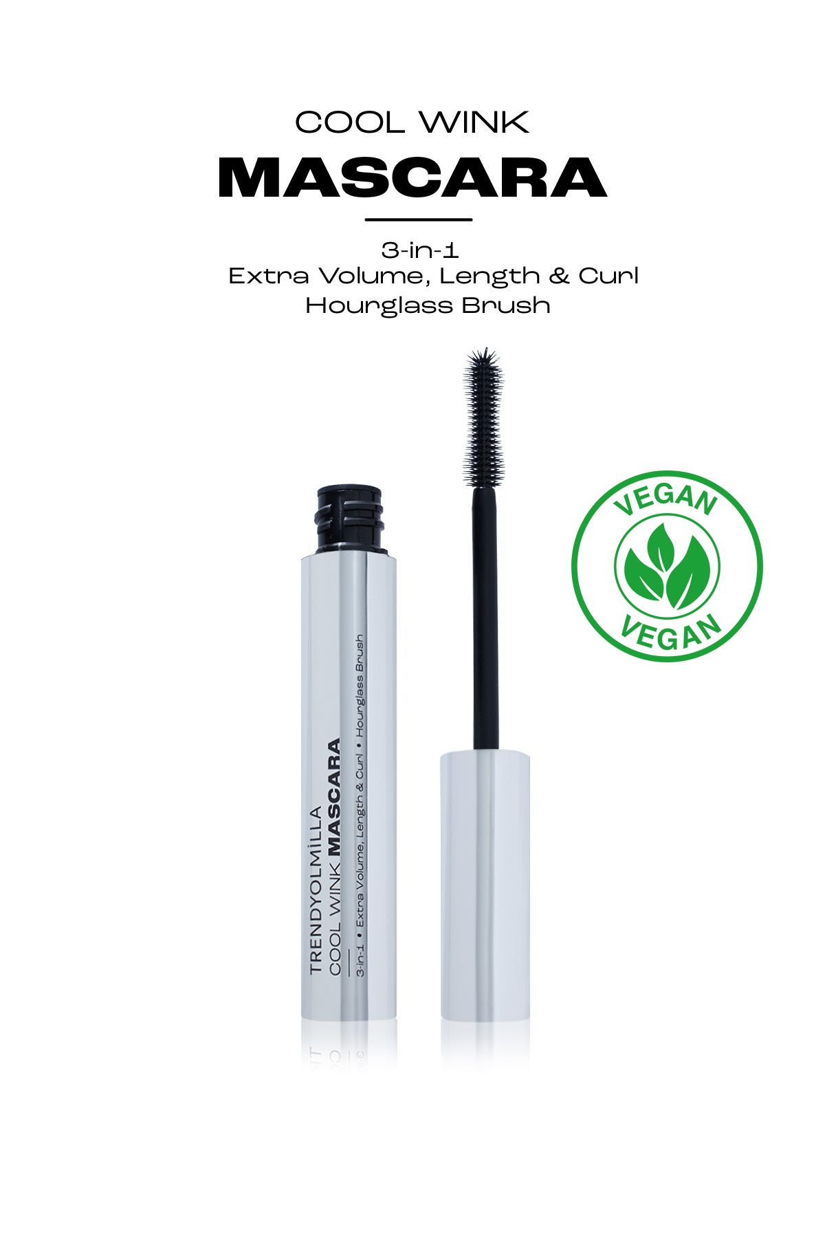 Trendyolmilla Beauty Extra Black Mascara Z Efektem Extra Volume, Length, Curling Tkzaw25ms00001 - Rozmiar uniwersalny