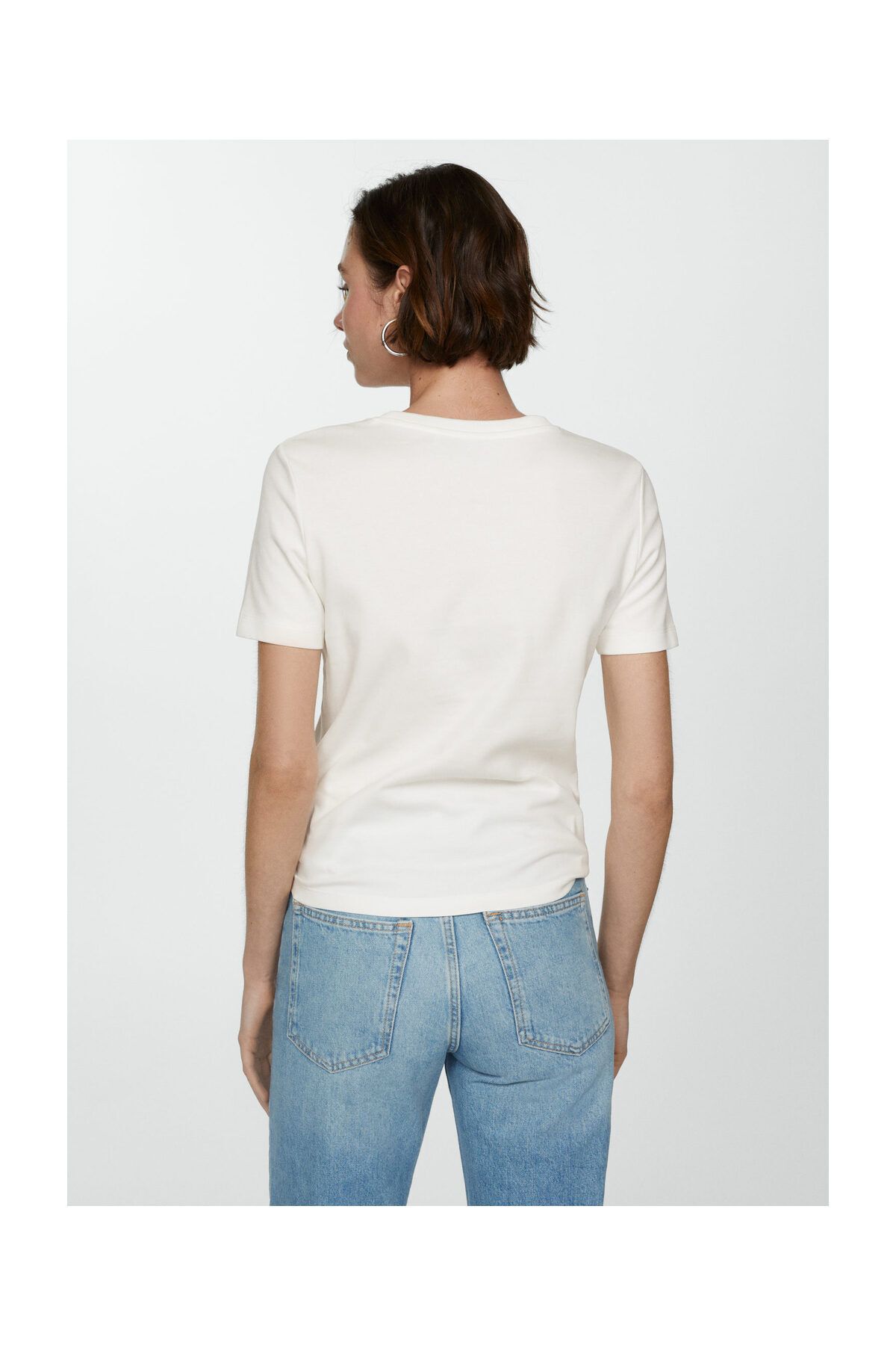 MANGO Woman-Women and Girls Adult T-Shirt 5