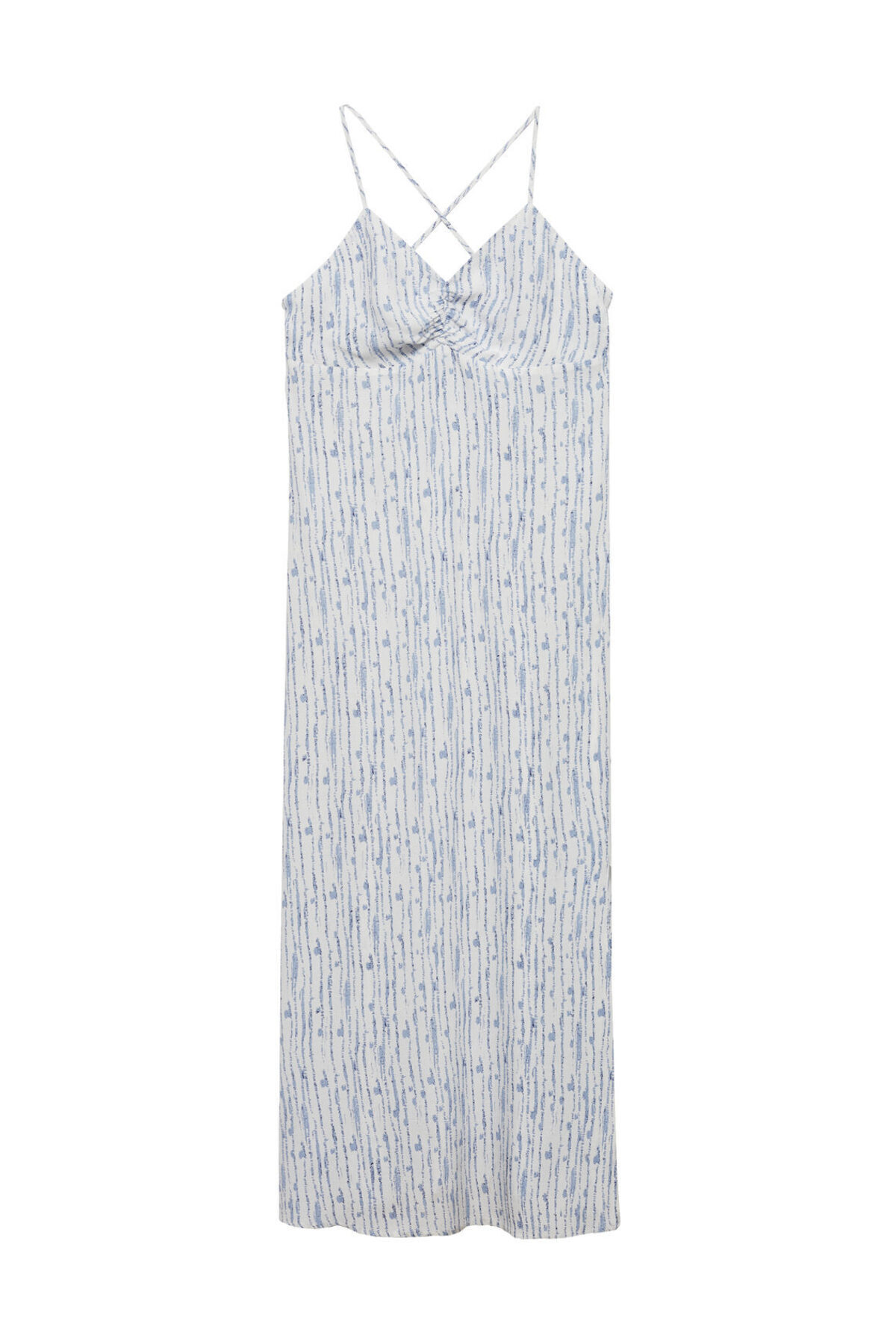 لباس مجلسی دخترانه سفید منگوMANGO Kids | 77070639-02 اورجینال - تصویر 2