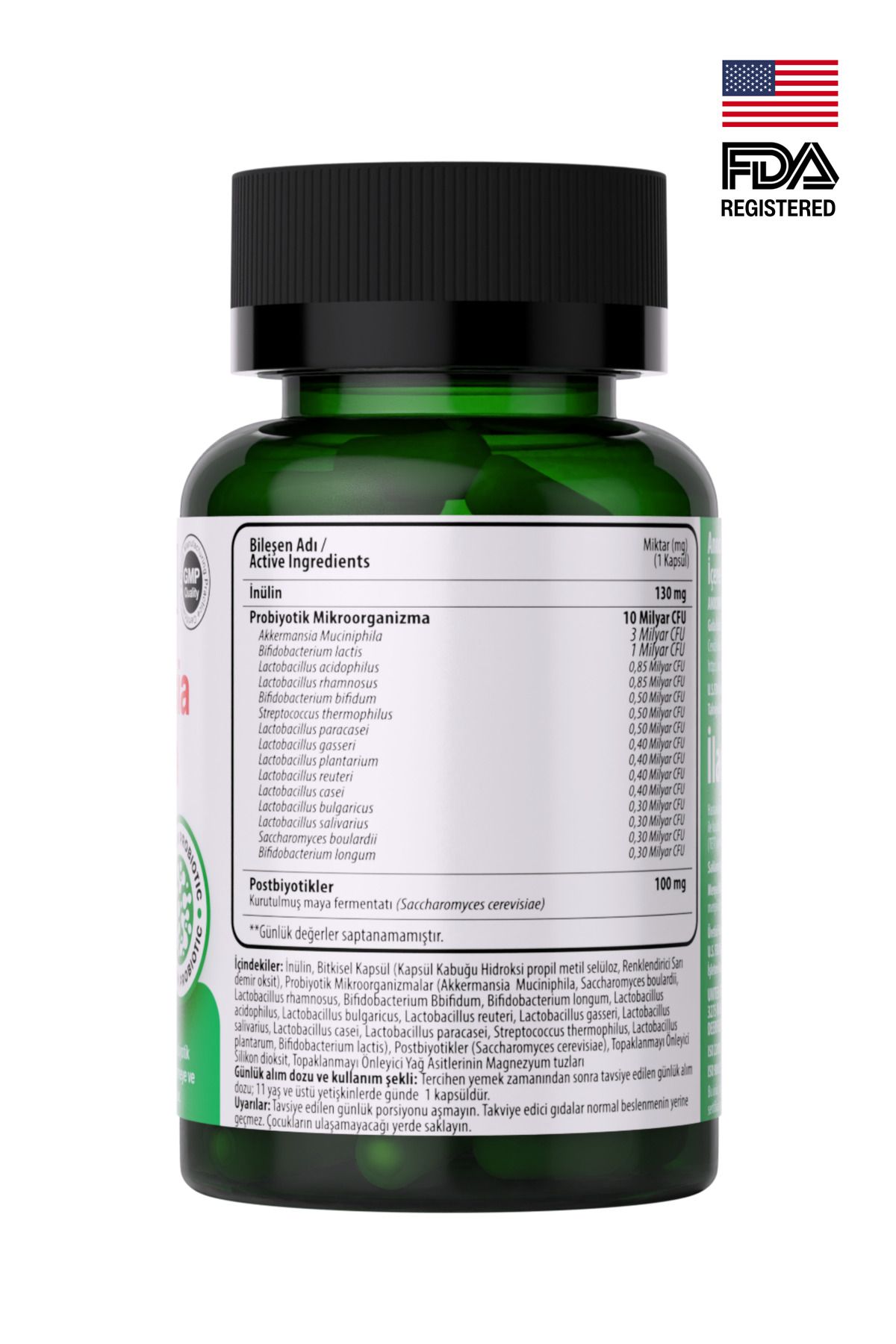 anocin-Akkermansia Muciniphila Probiotic - With Prebiotic and Postbiotic Attachments, Inulin Included, X6 Times More Akkermansia 5