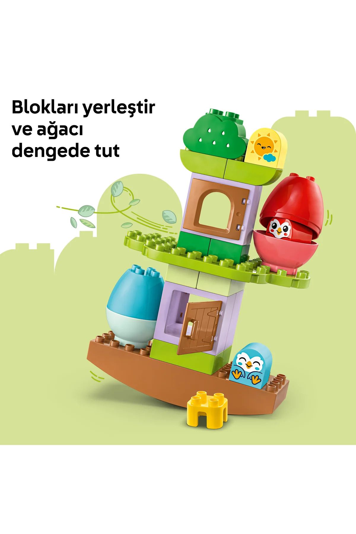 LEGO-®   مجموعة بناء DUPLO My First Balancing & Stacking Tree 10440 للأطفال بعمر 1½+ سنة (27 قطعة) 7